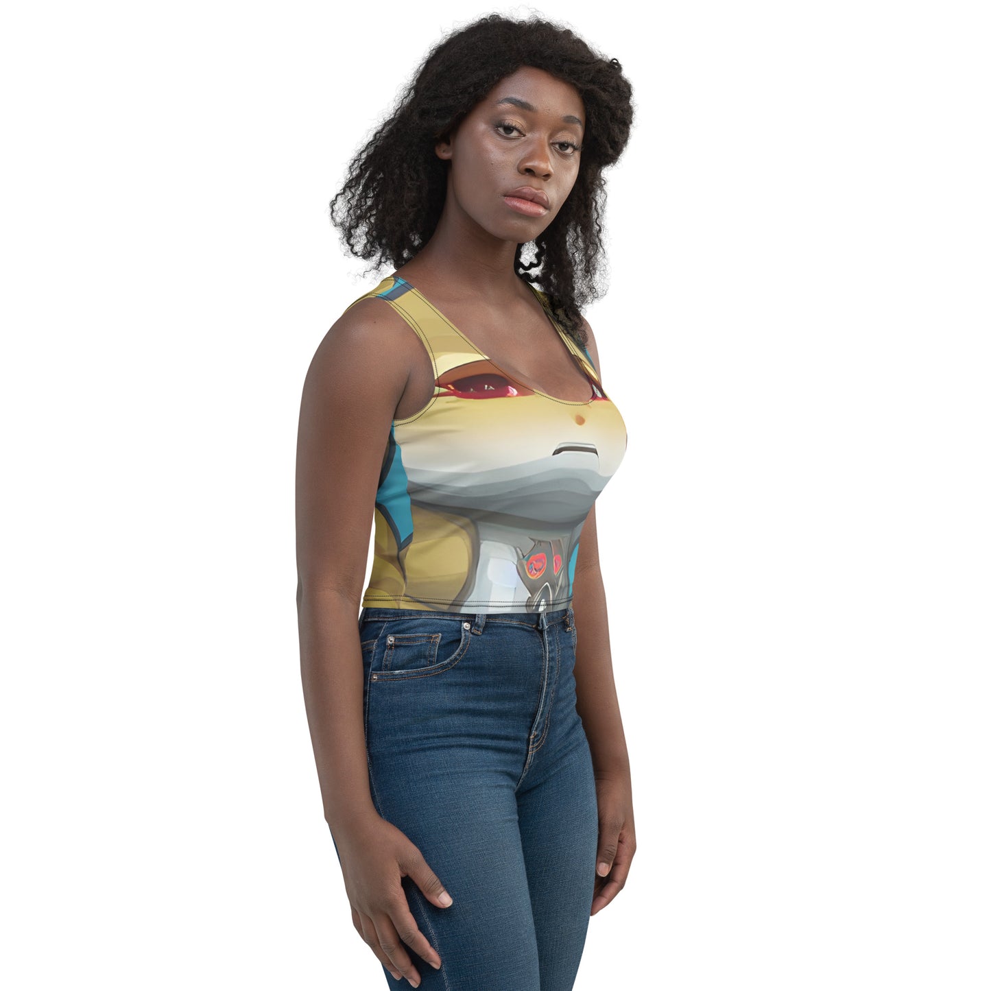 Nukie Aiko Light Blue Crop Top