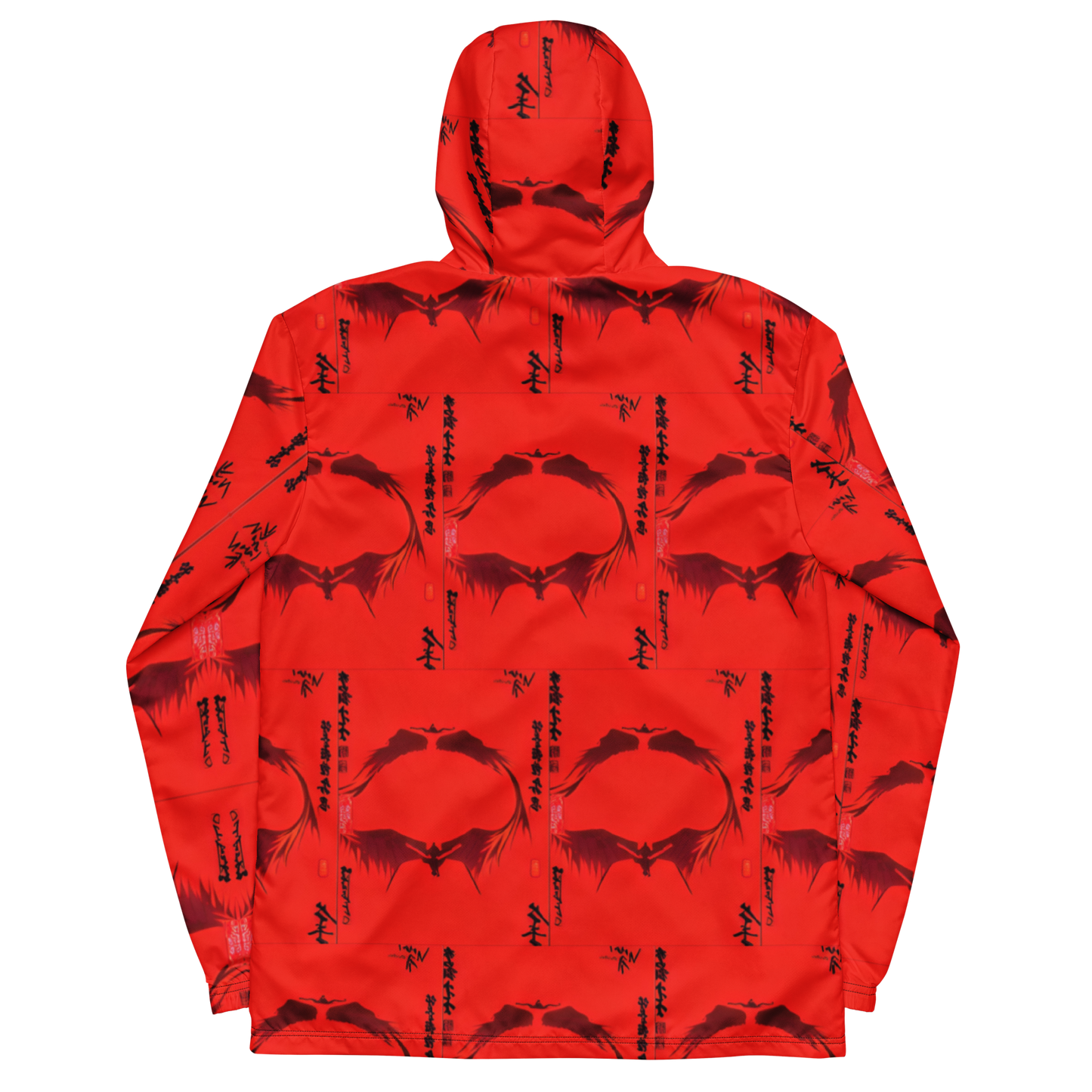 寺てらの隣となりに鬼が棲すむ (“A demon lives next to a temple”). Men’s windbreaker Vitriol Tokyo