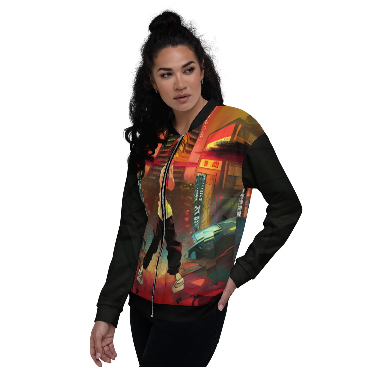太陽に向かって走る (Run towards the sun) Bomber Jacket Vitriol Tokyo