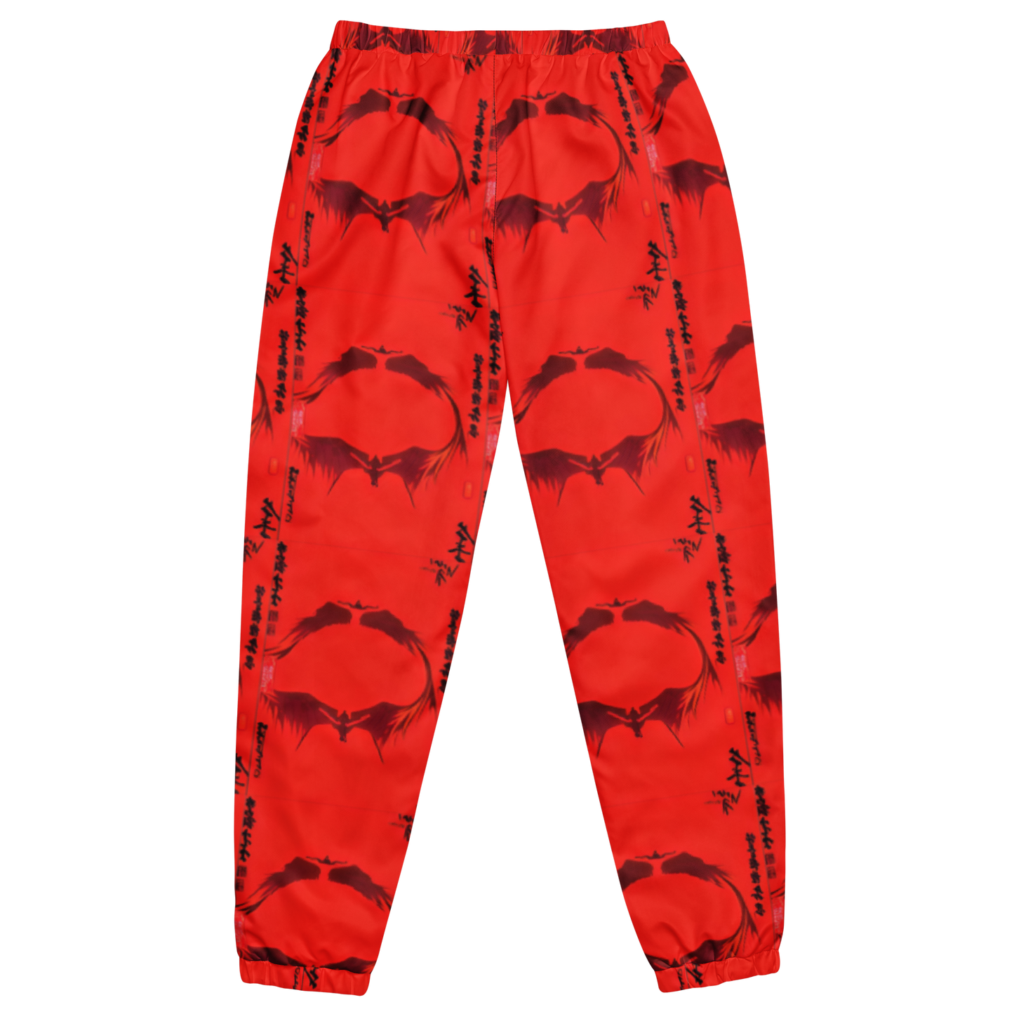 寺てらの隣となりに鬼が棲すむ (“A demon lives next to a temple”). Unisex track pants Vitriol Tokyo