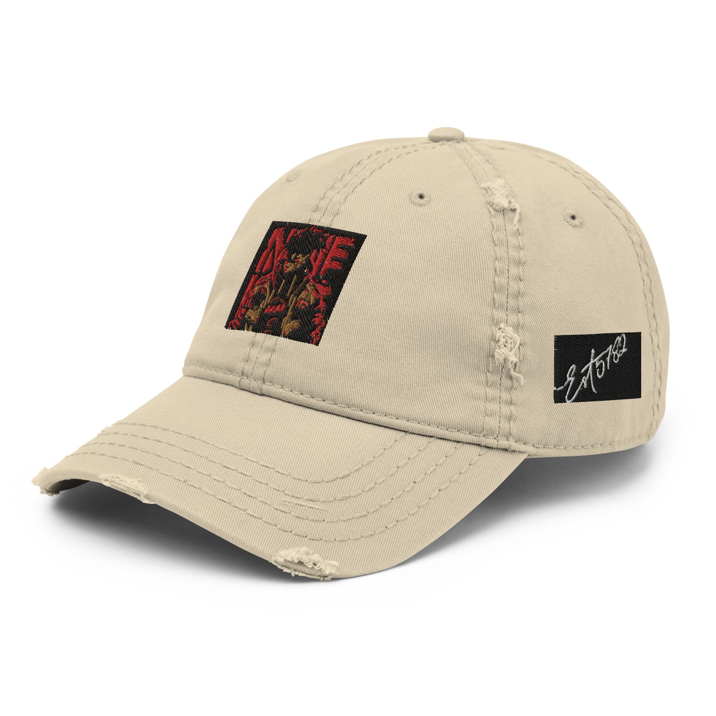 Afrofuturism Akira season 2 5783 Distressed Dad Hat