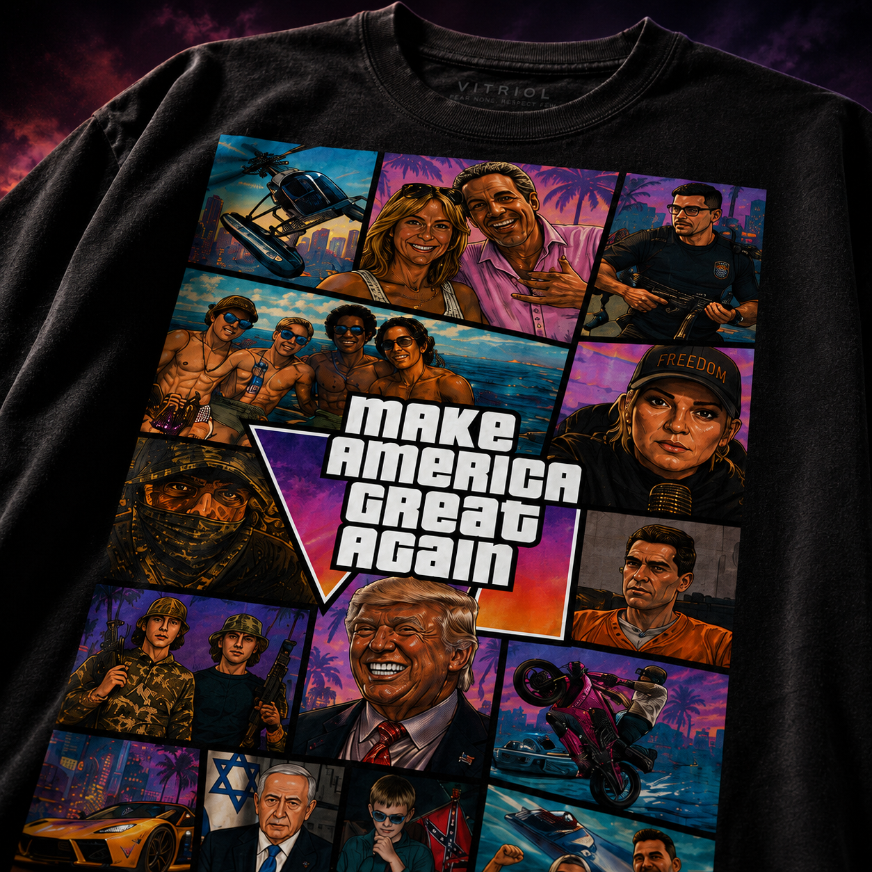 “MAGA 2026” Oversized cotton t-shirt