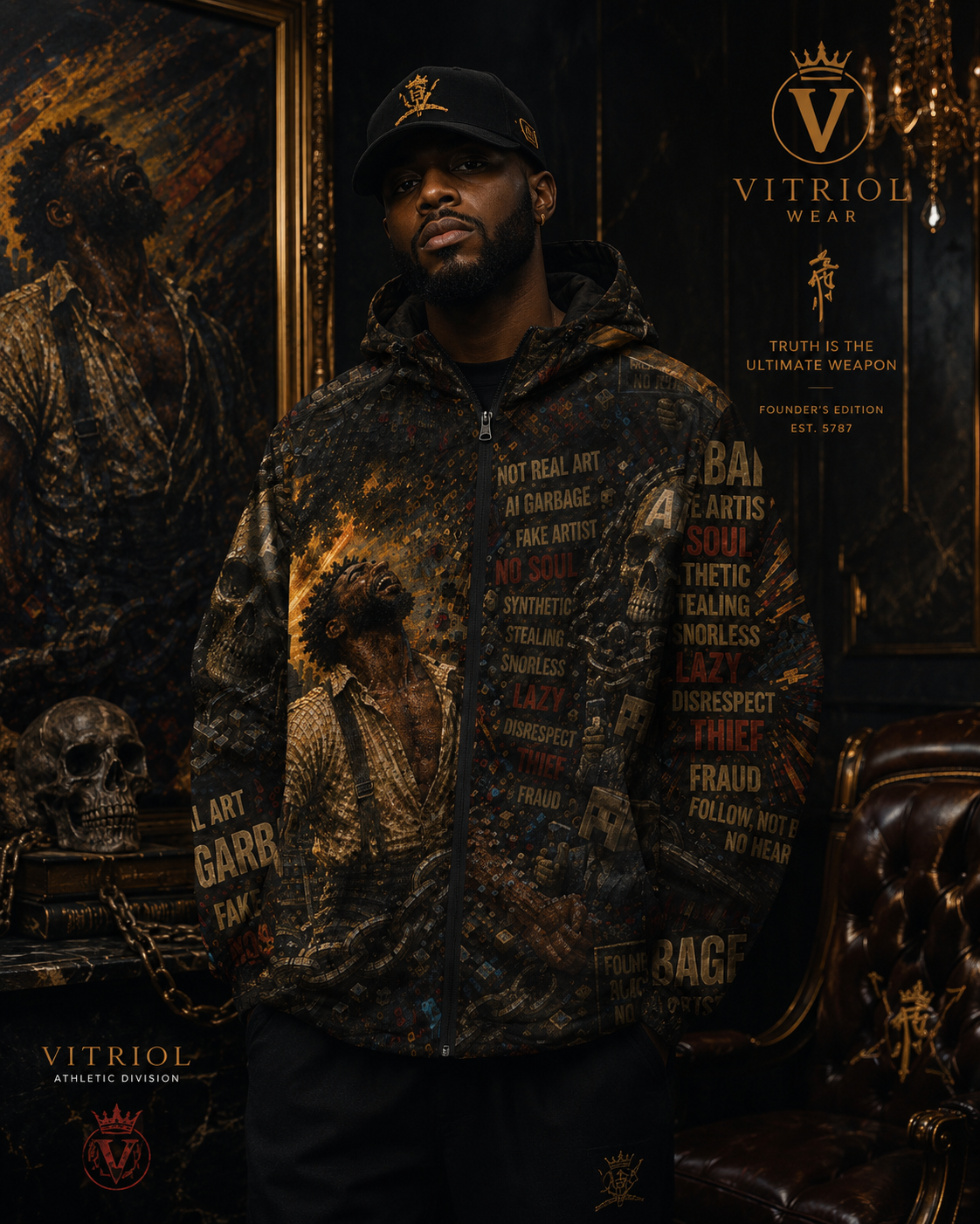 John Henry vs. the Machine: The Spirit Endures (2026) Men’s windbreaker