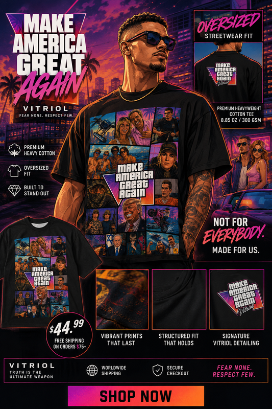 “MAGA 2026” Oversized cotton t-shirt