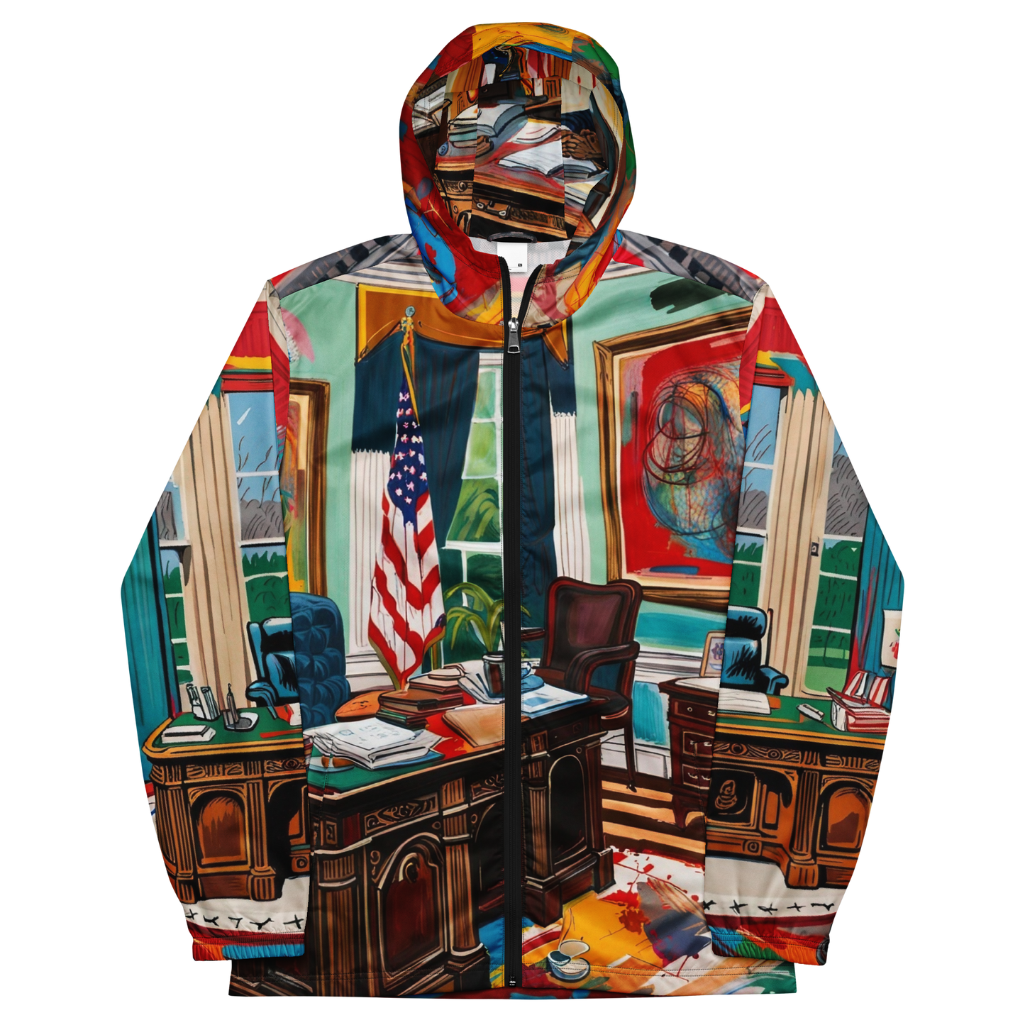 Never had a President whose Ancestor was a slave in America Men’s windbreaker Jubilee 5783
