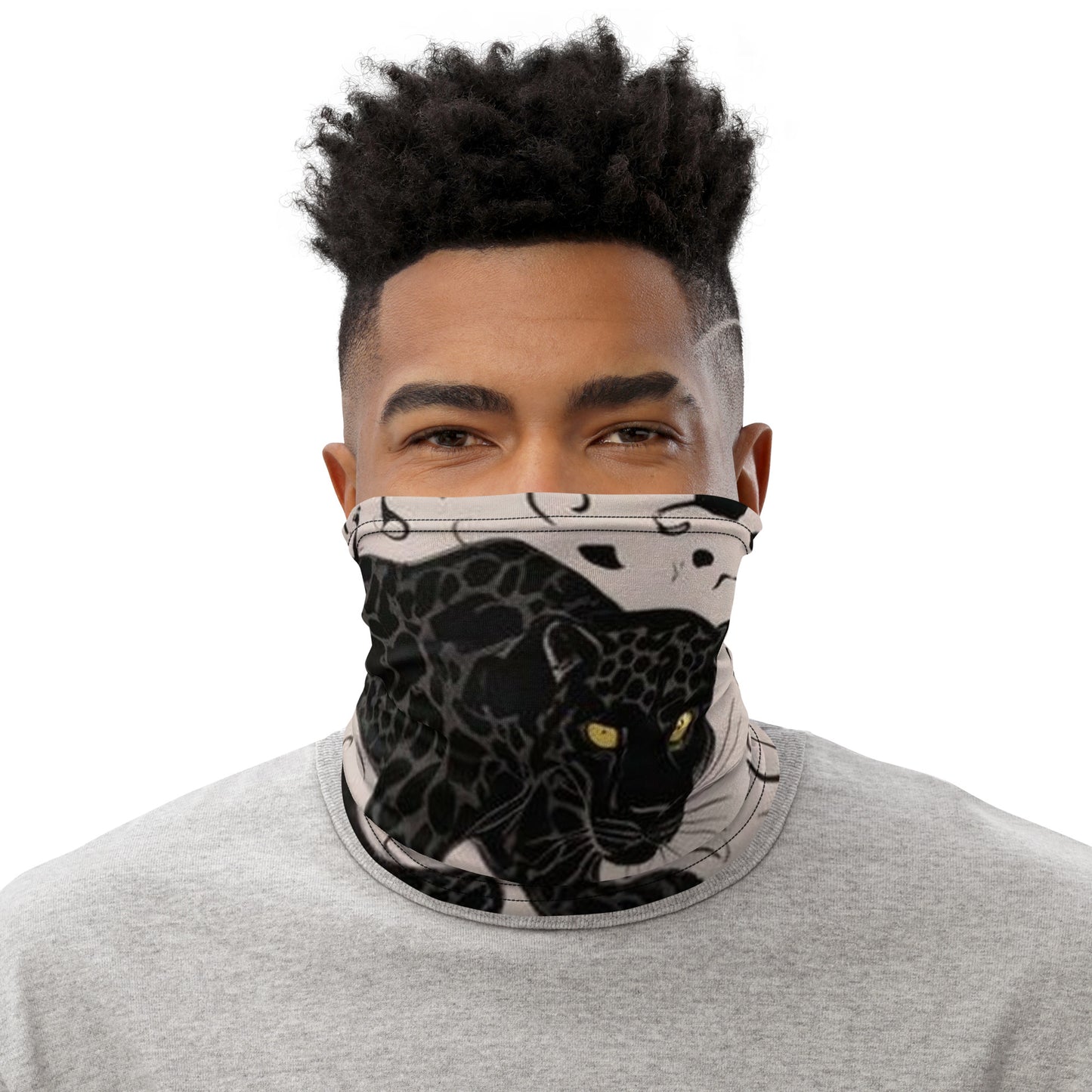 Black Leopard Neck Gaiter Jubilee 5783