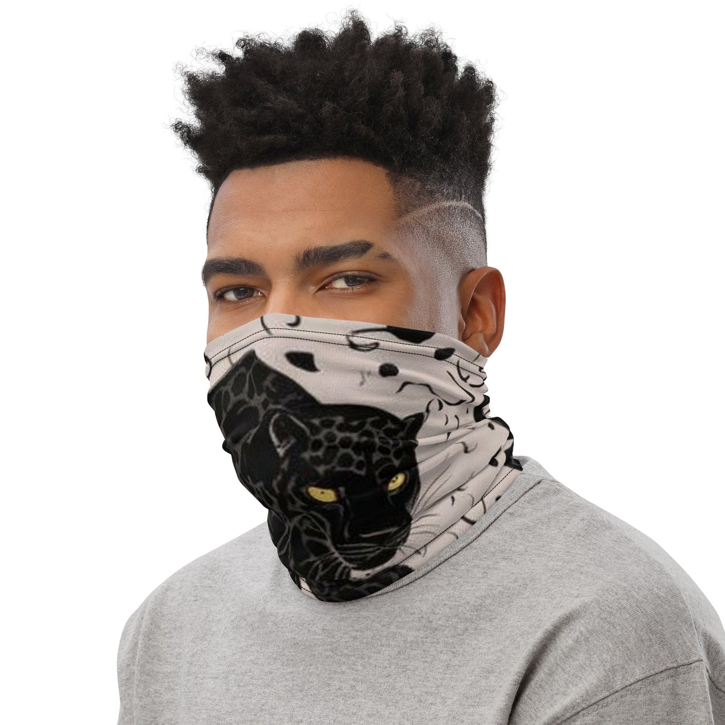 Black Leopard Neck Gaiter Jubilee 5783