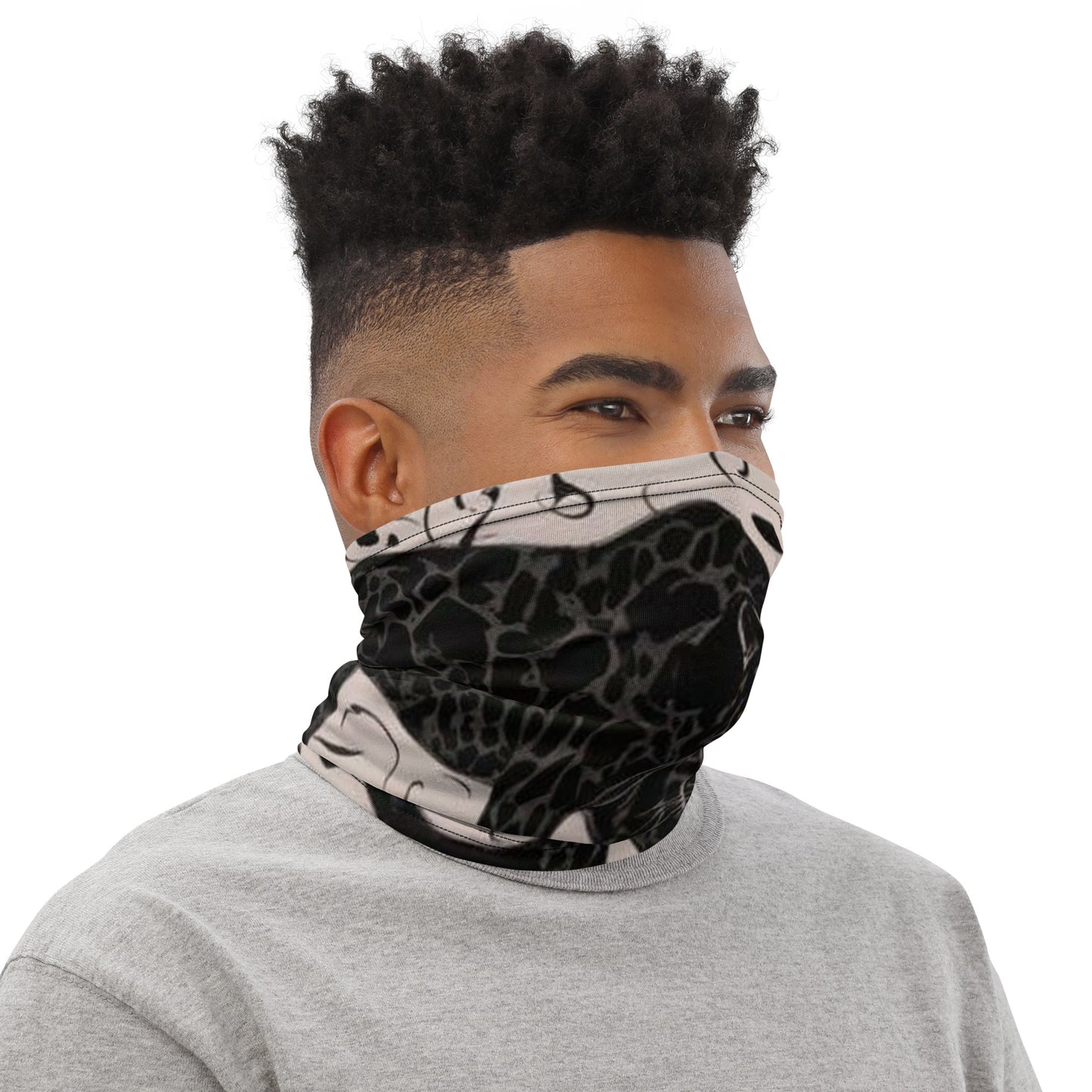Black Leopard Neck Gaiter Jubilee 5783