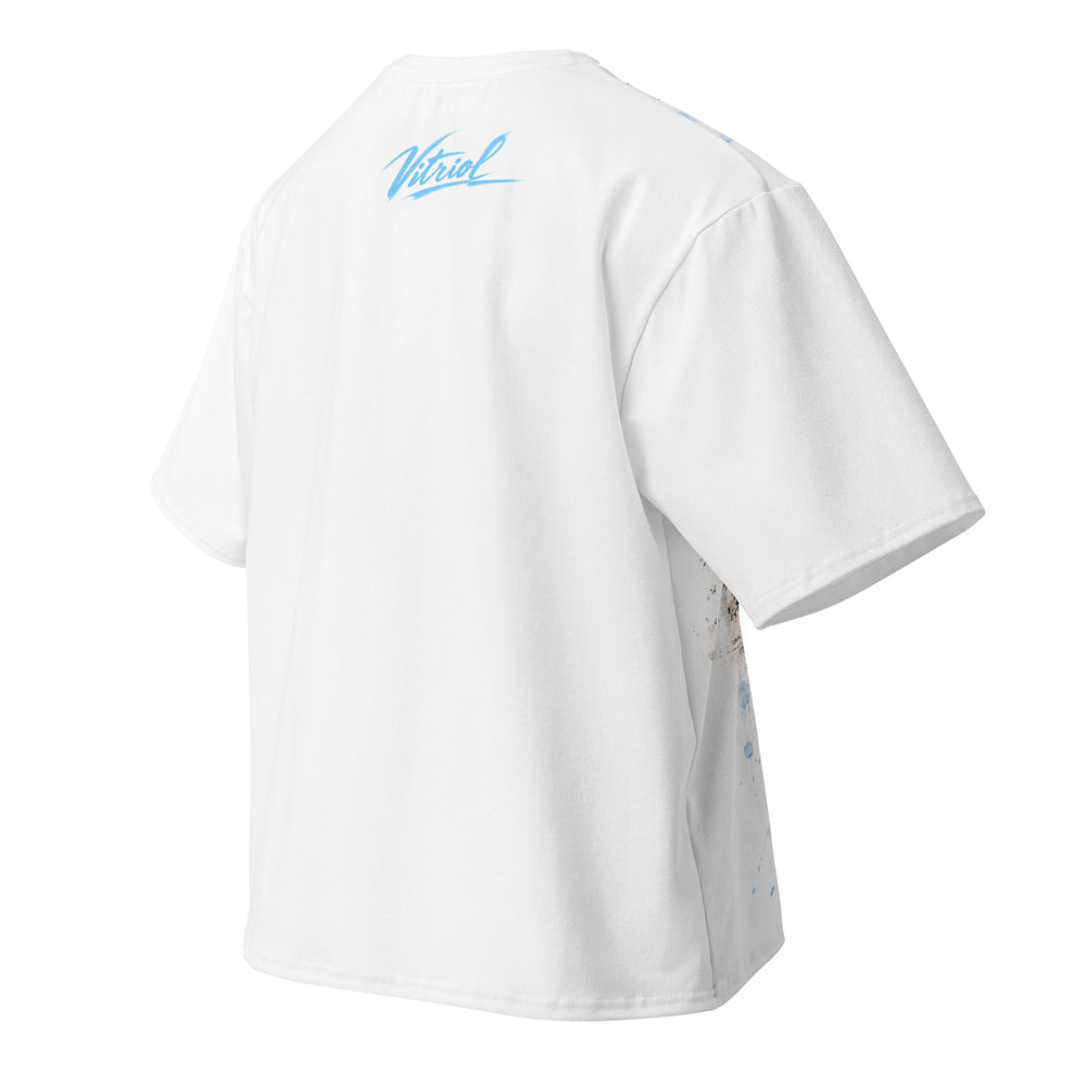 “Walk Beyond” Oversized cotton t-shirt