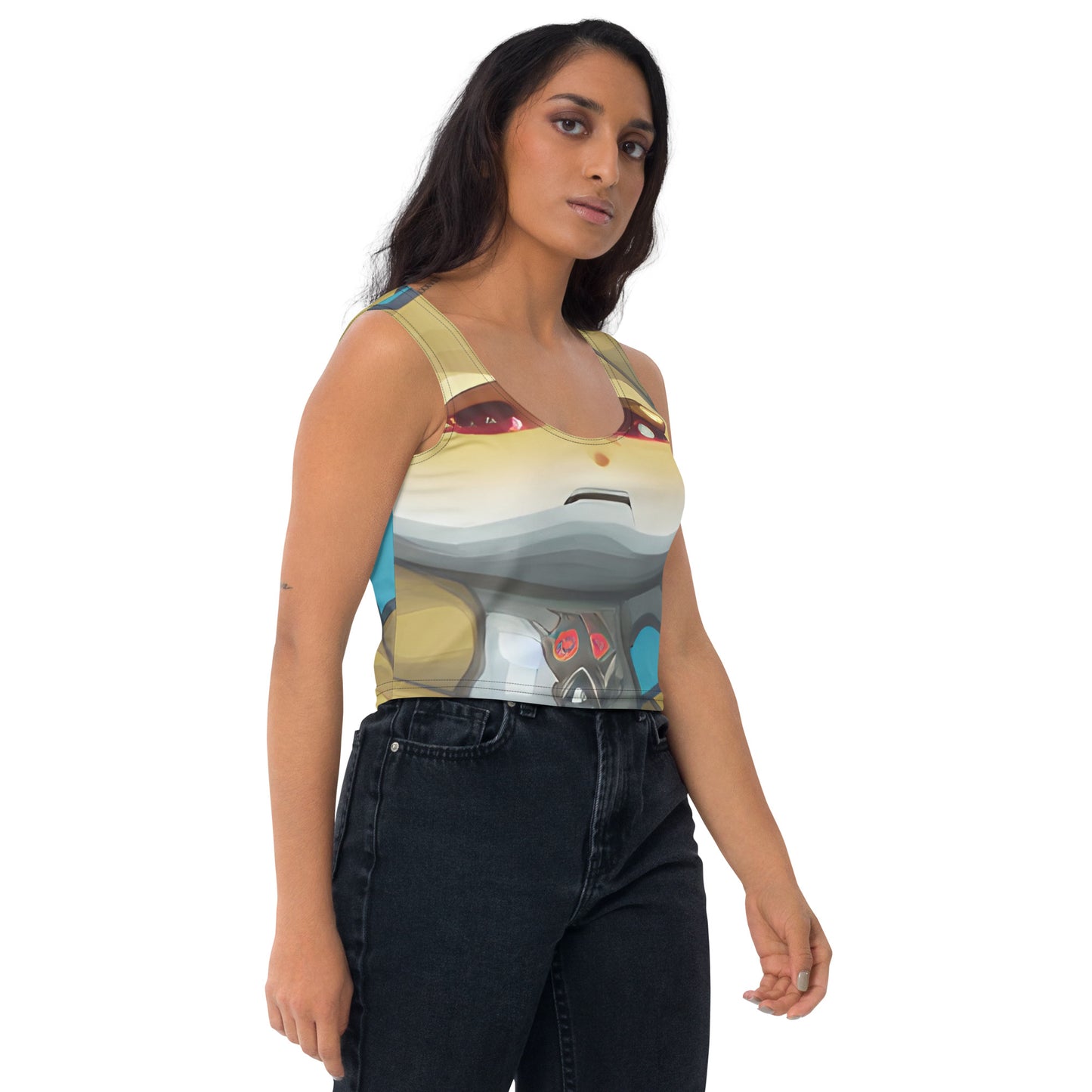 Nukie Aiko Light Blue Crop Top