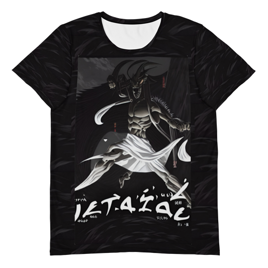 Revelation 9:11 All-Over Print Men's Athletic T-shirt Vitriol Tokyo