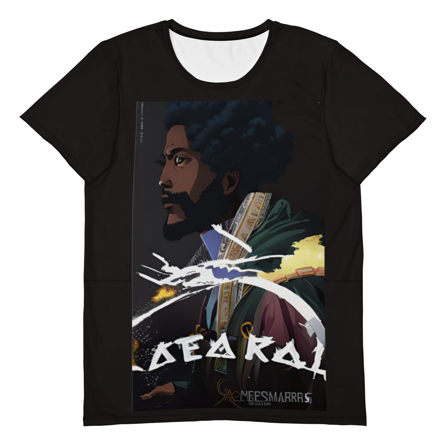 "Solomon" All-Over Print Men's Athletic T-shirt