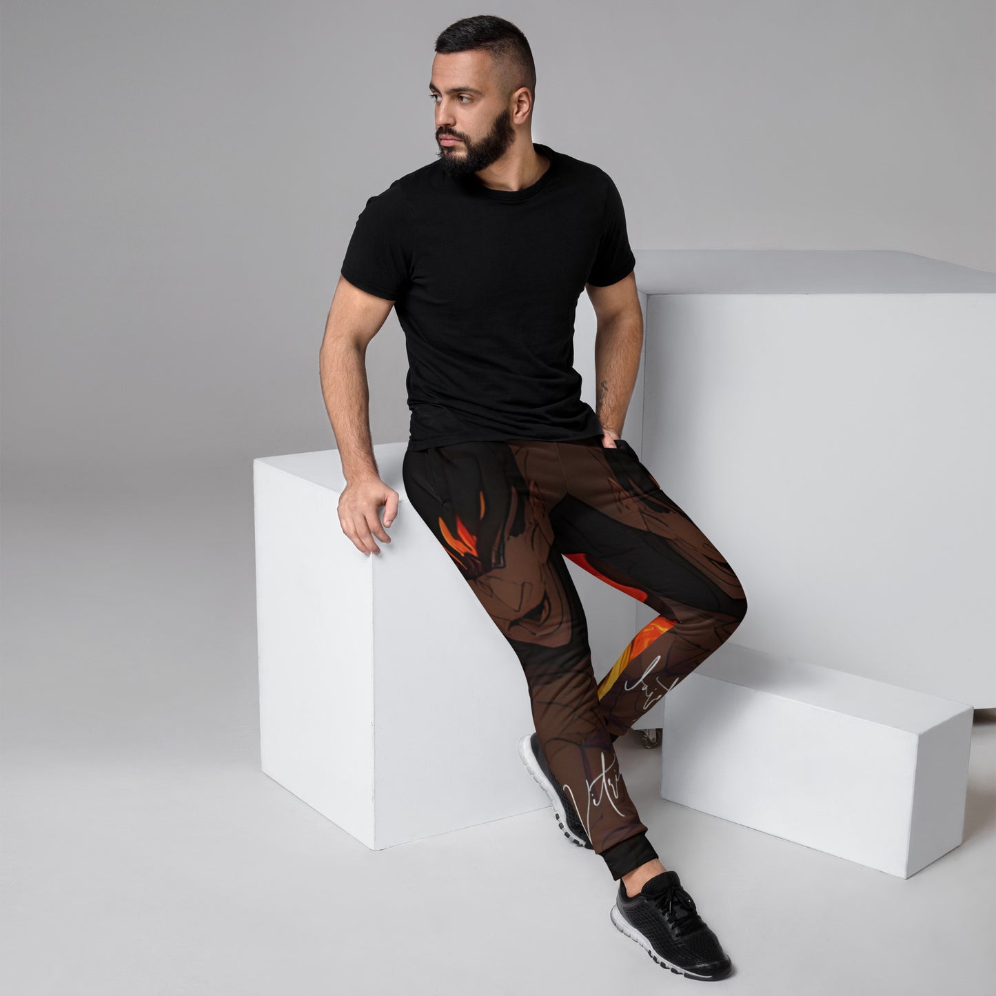 Vitriol Man on Fire Men's Joggers