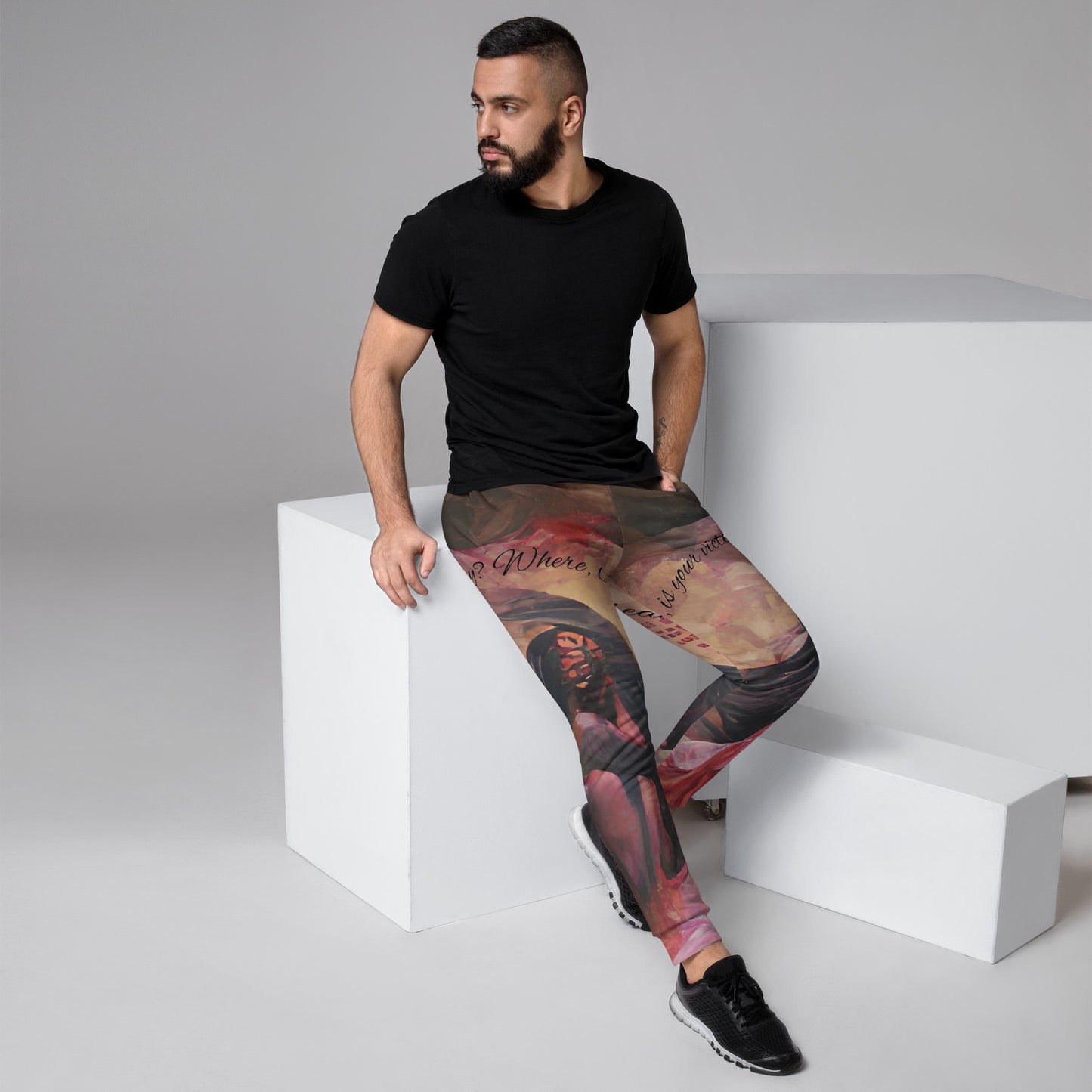 Where O death is your victory? Men's Joggers