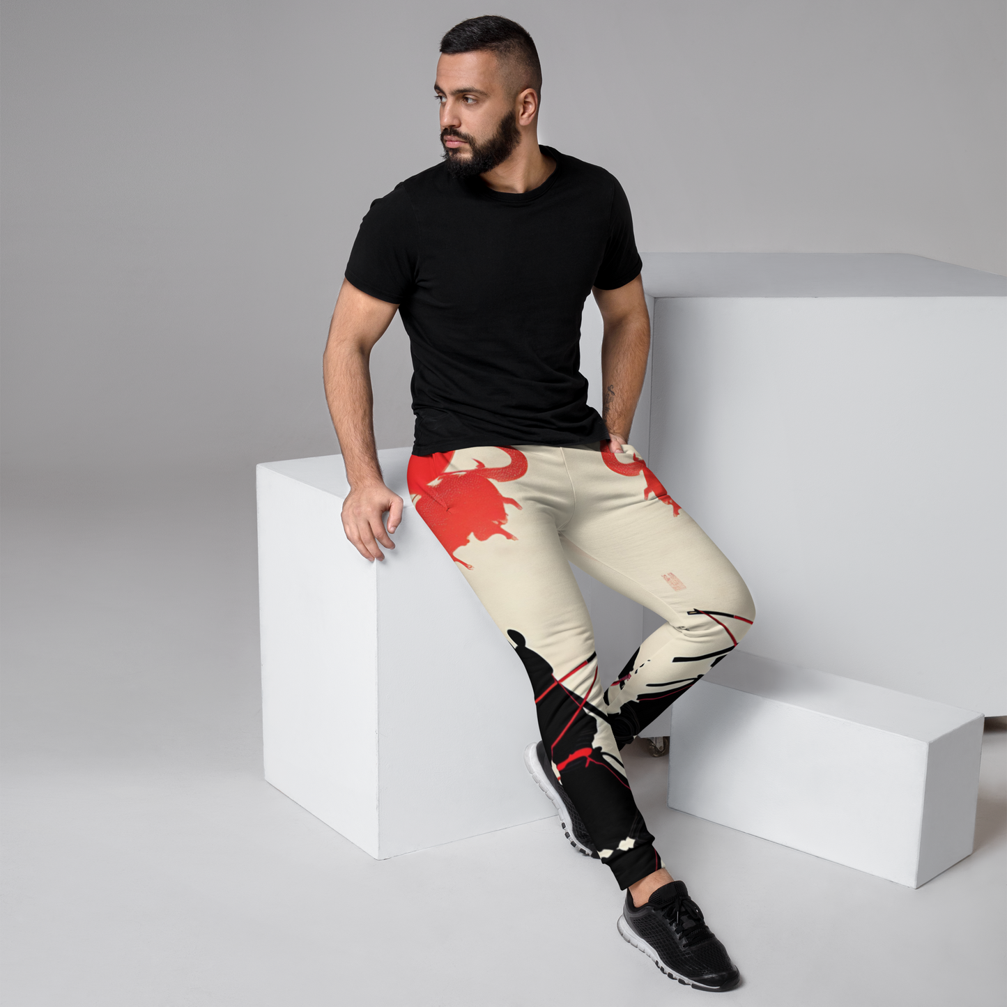 心の平和 (Peace of Mind) Men's Joggers Vitriol Tokyo