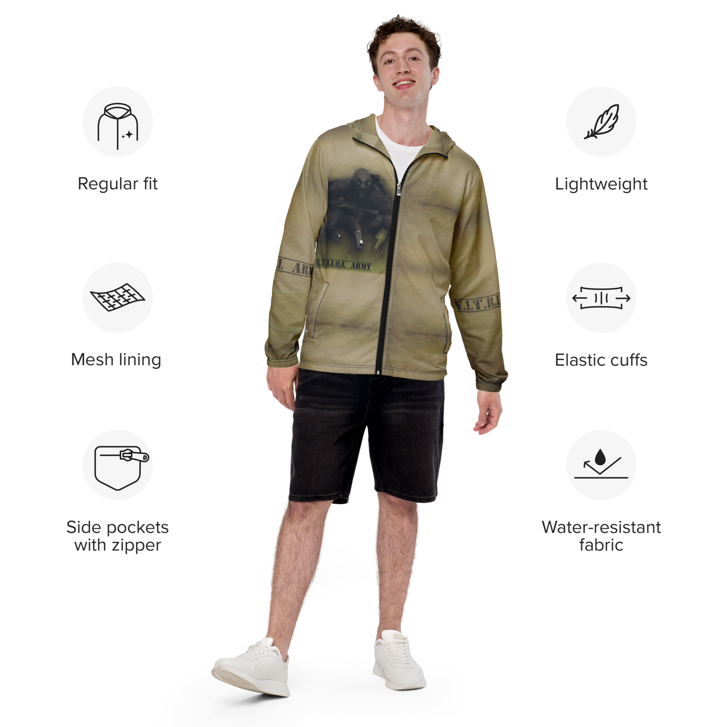 Tiananmen Square Men’s windbreaker Vitriol Tokyo