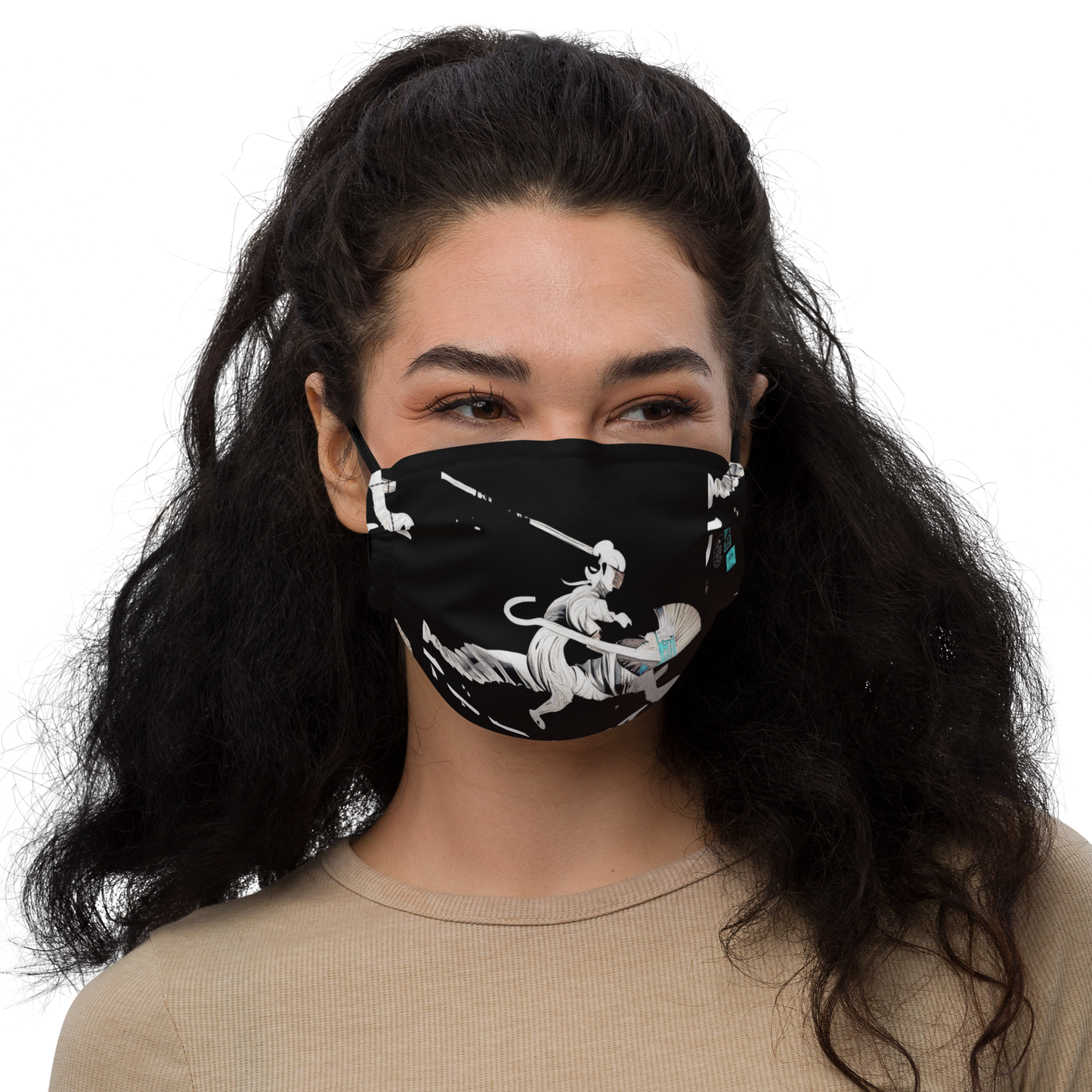青白い馬を見よ (Behold a pale horse) Premium face mask Vitriol Tokyo