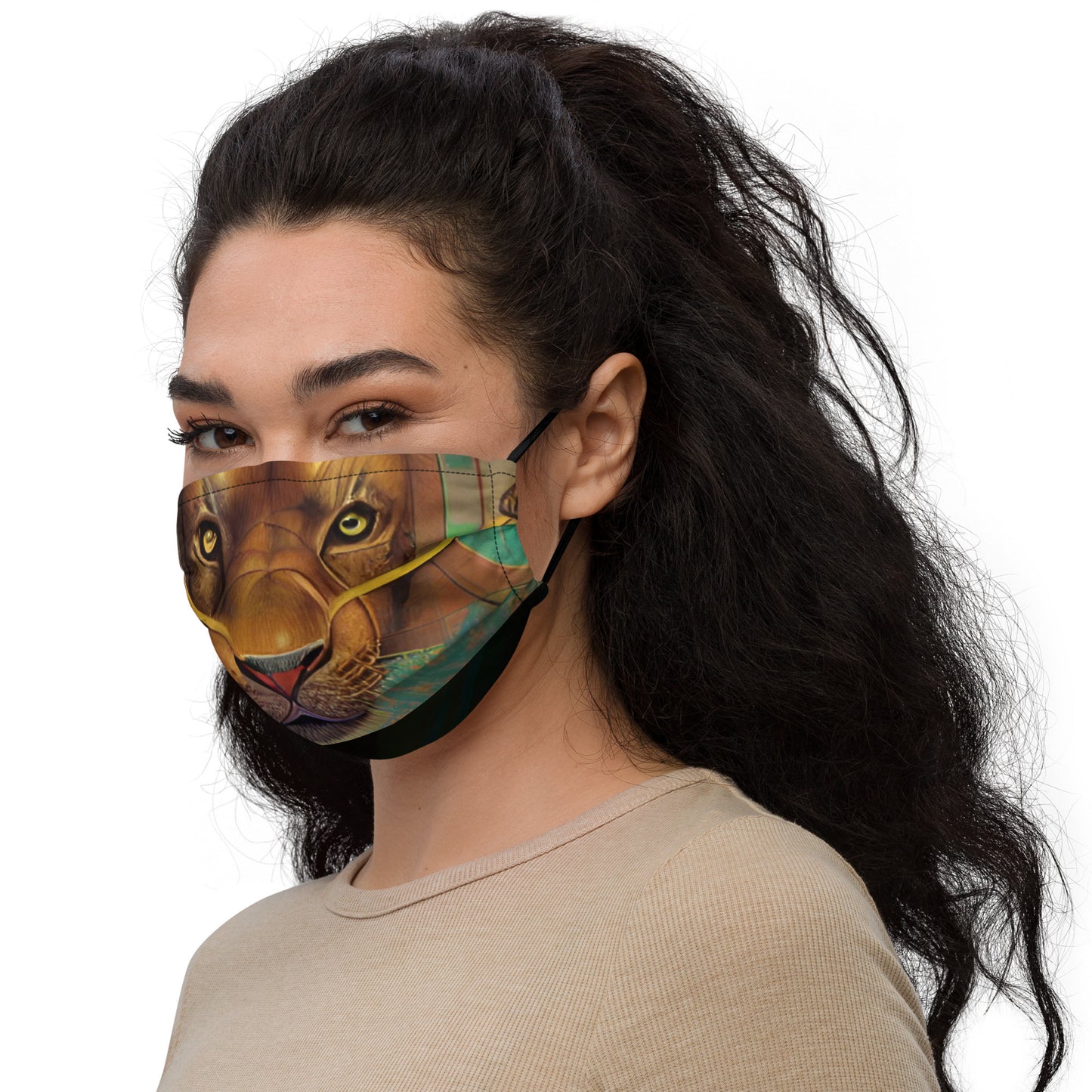 Lioness face mask
