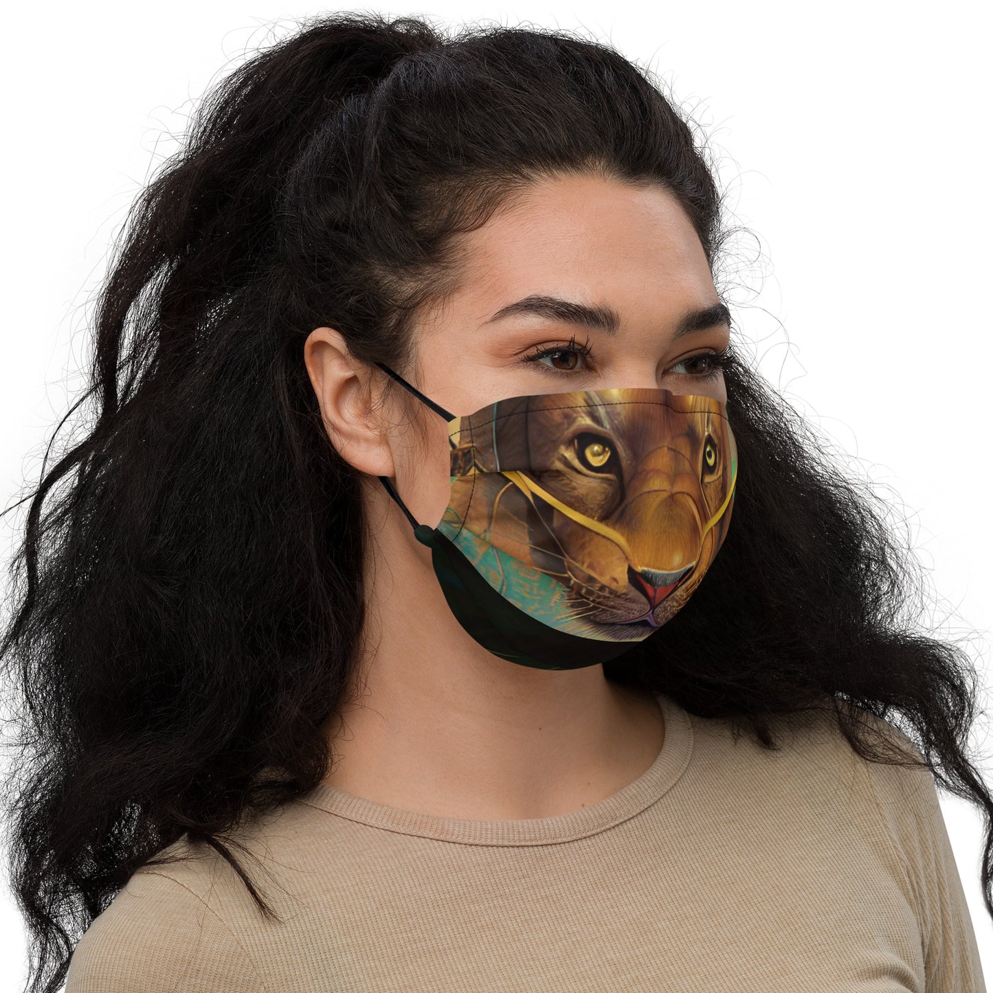 Lioness face mask