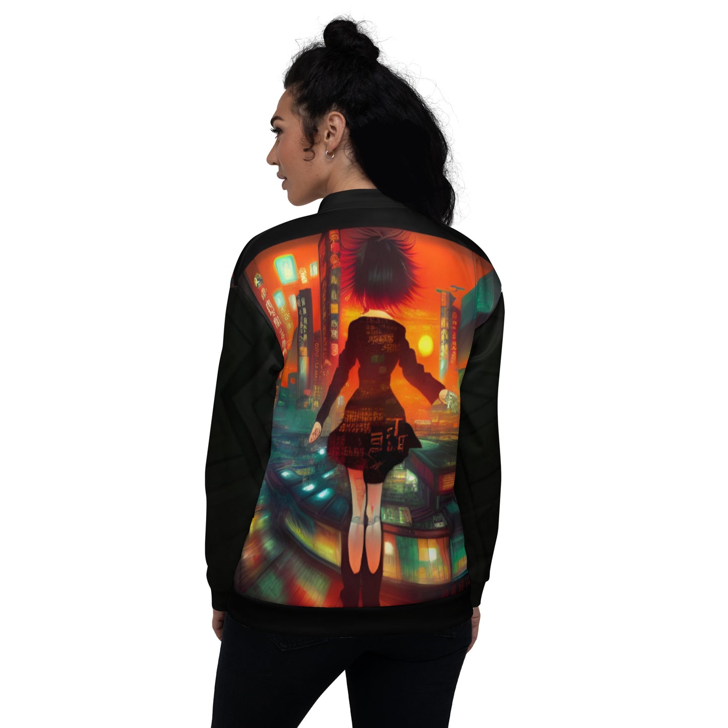 太陽に向かって走る (Run towards the sun) Bomber Jacket Vitriol Tokyo
