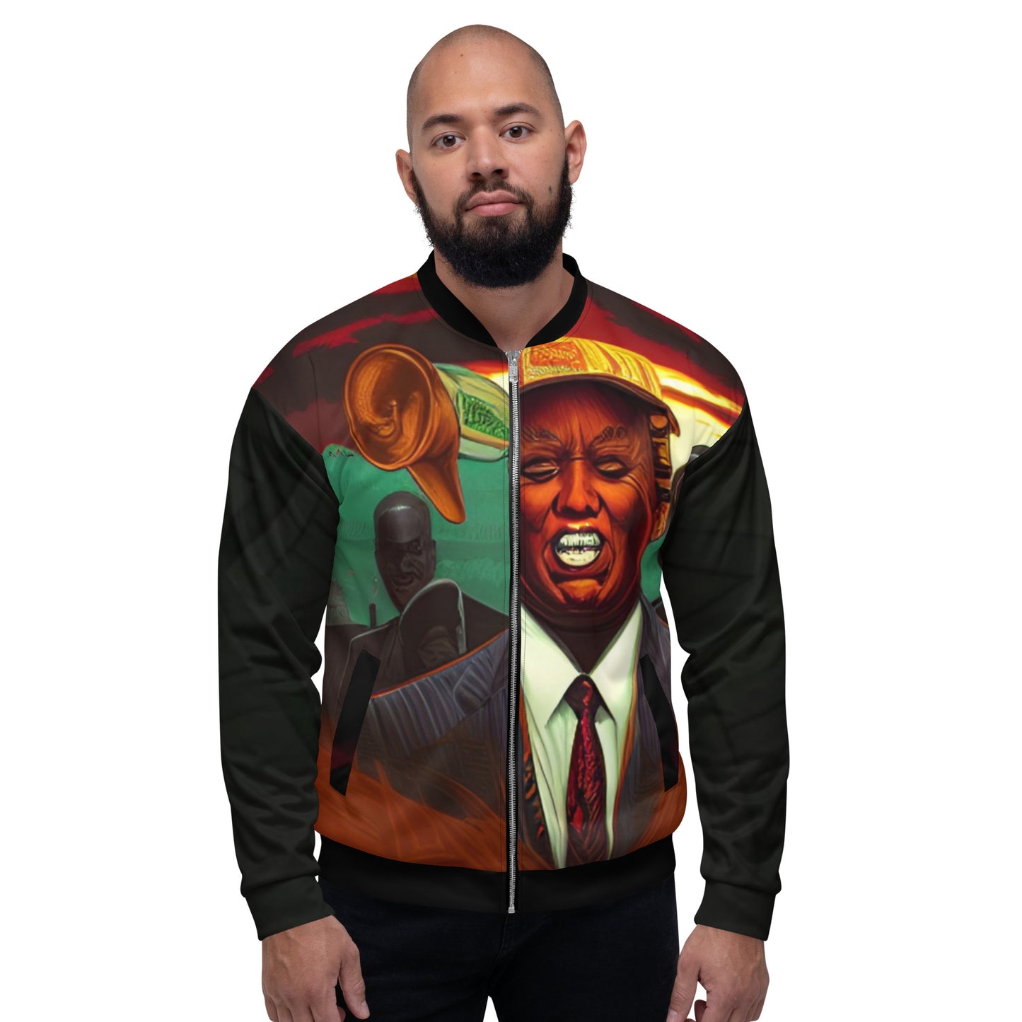 "Teflon Don" Black Donald Trump (Altered time-line) Jacket