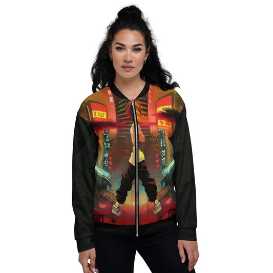 太陽に向かって走る (Run towards the sun) Bomber Jacket Vitriol Tokyo