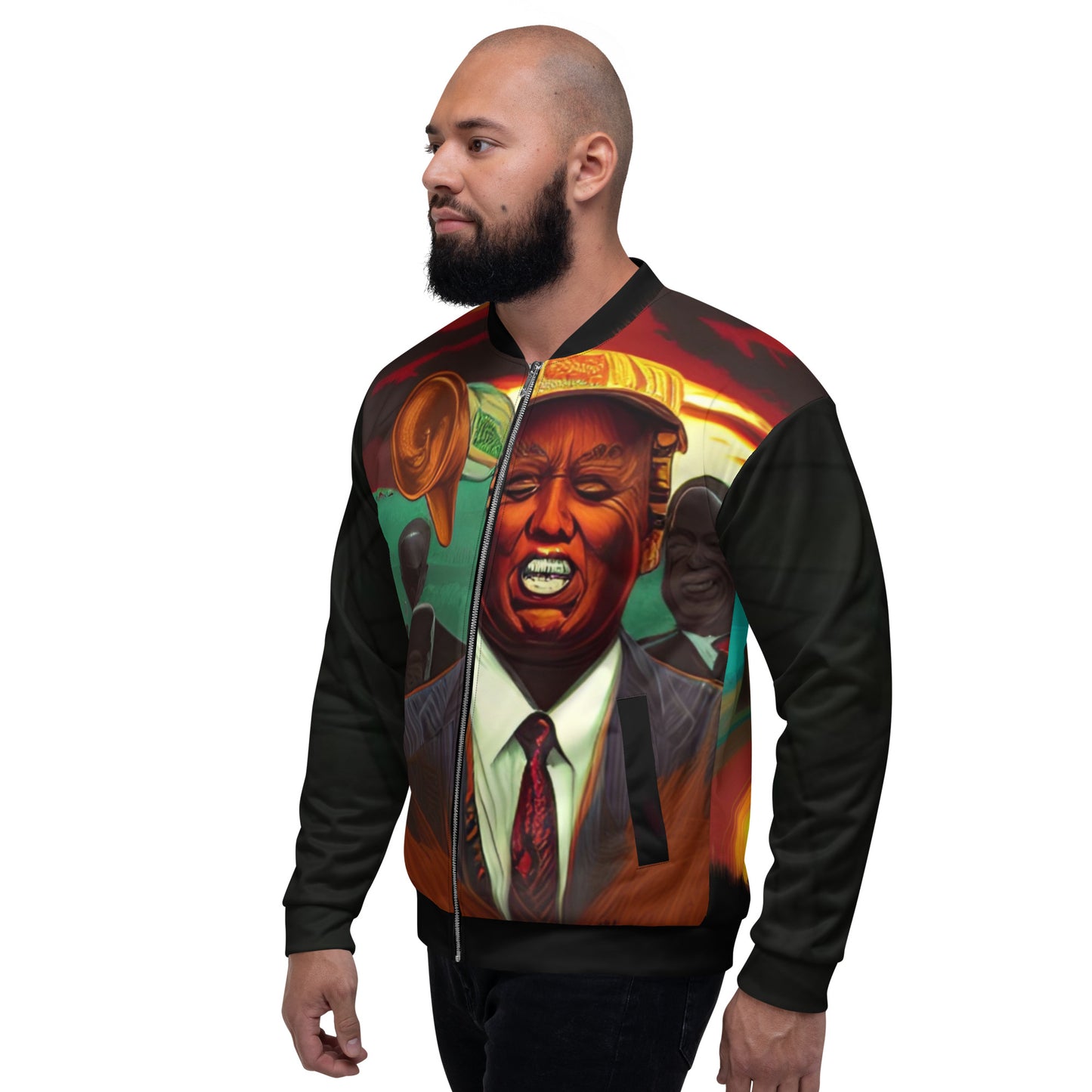 "Teflon Don" Black Donald Trump (Altered time-line) Jacket