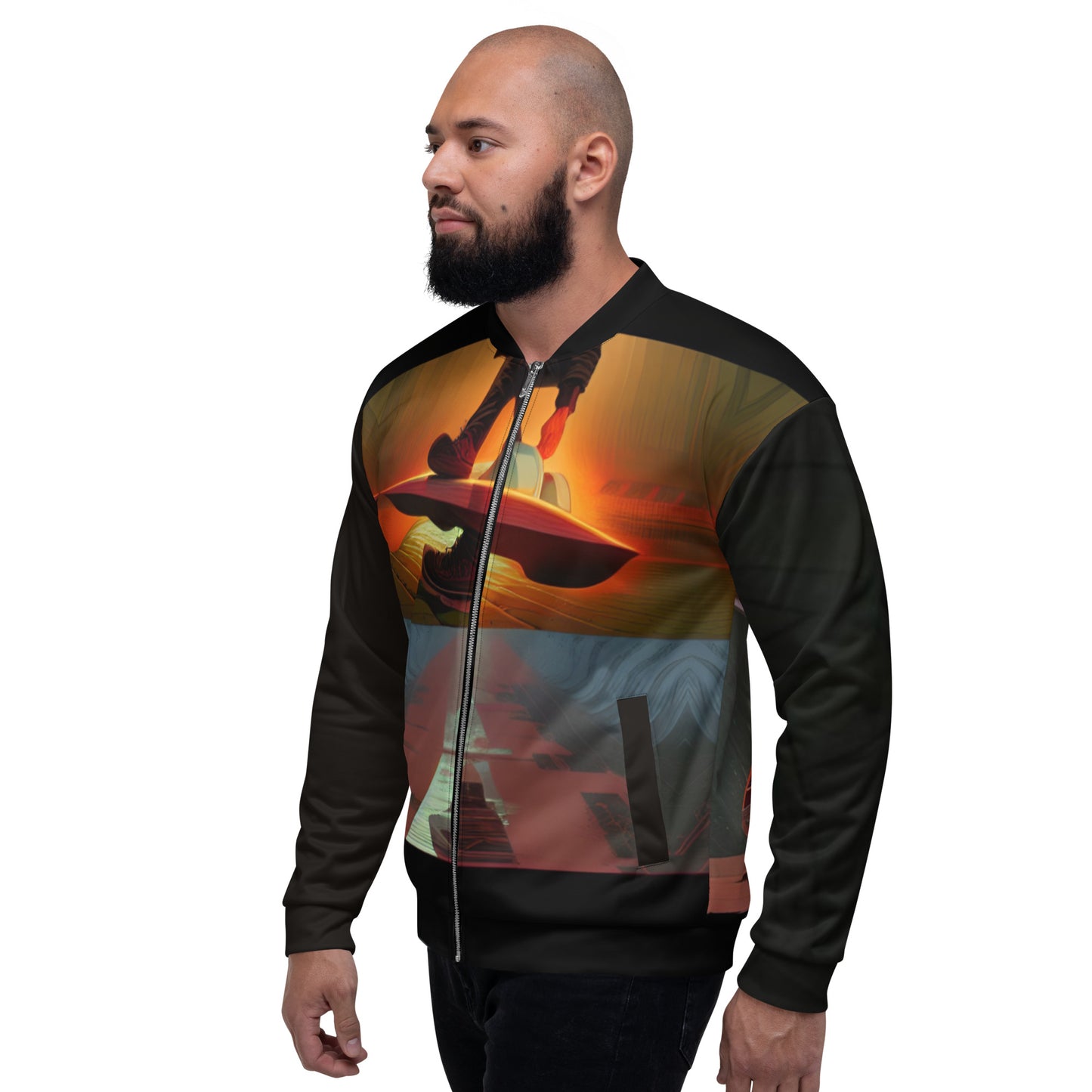 速過ぎる (Too fast) Bomber Jacket Vitriol Tokyo