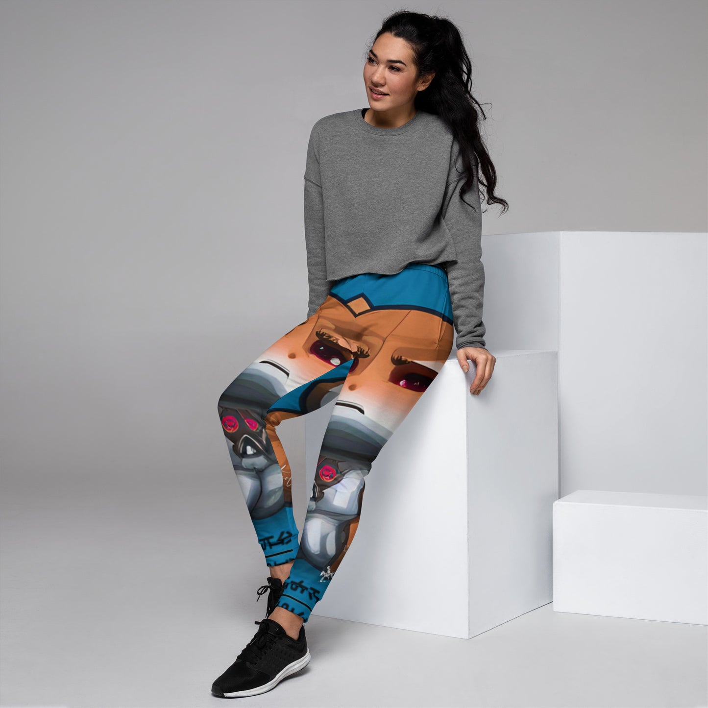 Nukie Aiko Radioactive Blue Women's Joggers