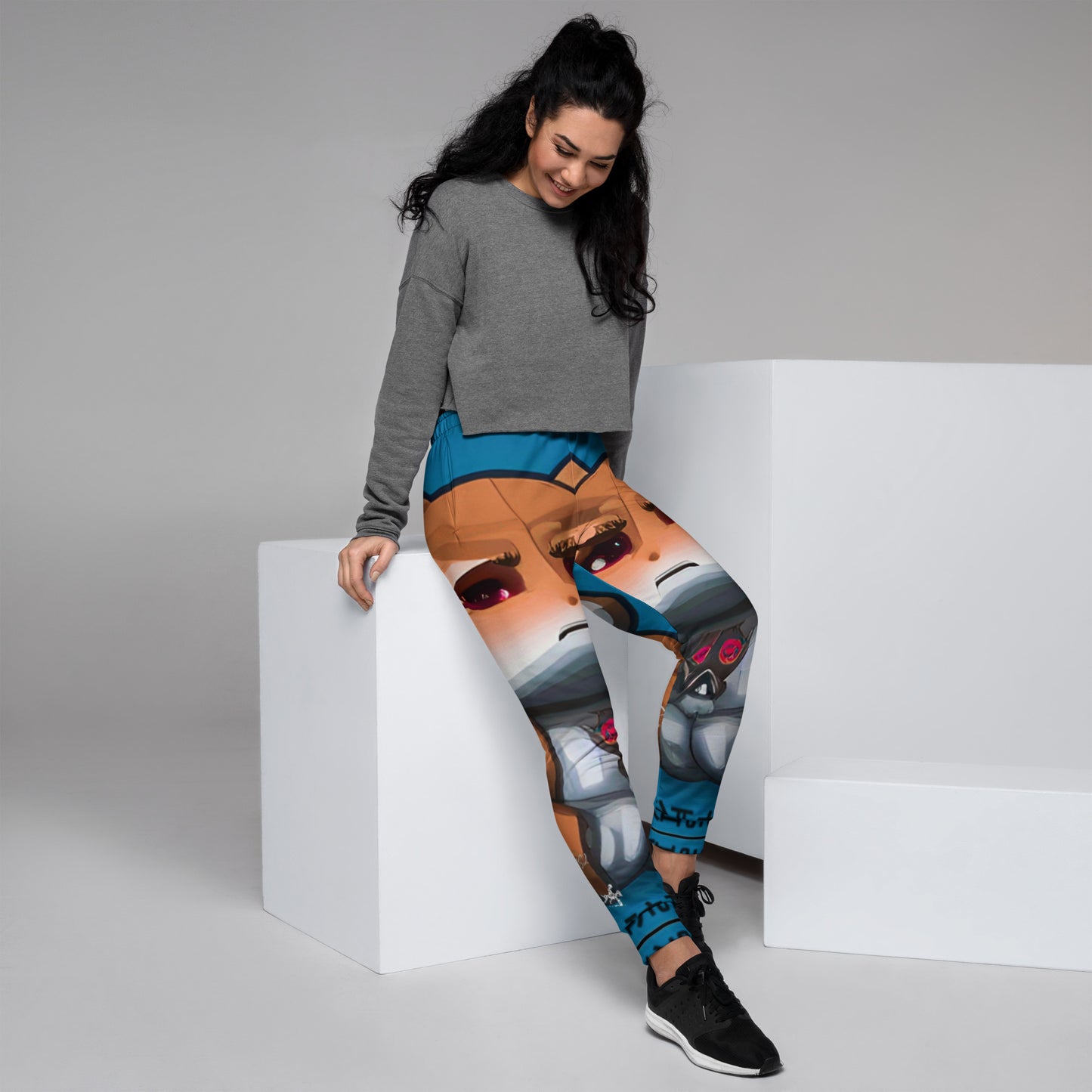 Nukie Aiko Radioactive Blue Women's Joggers