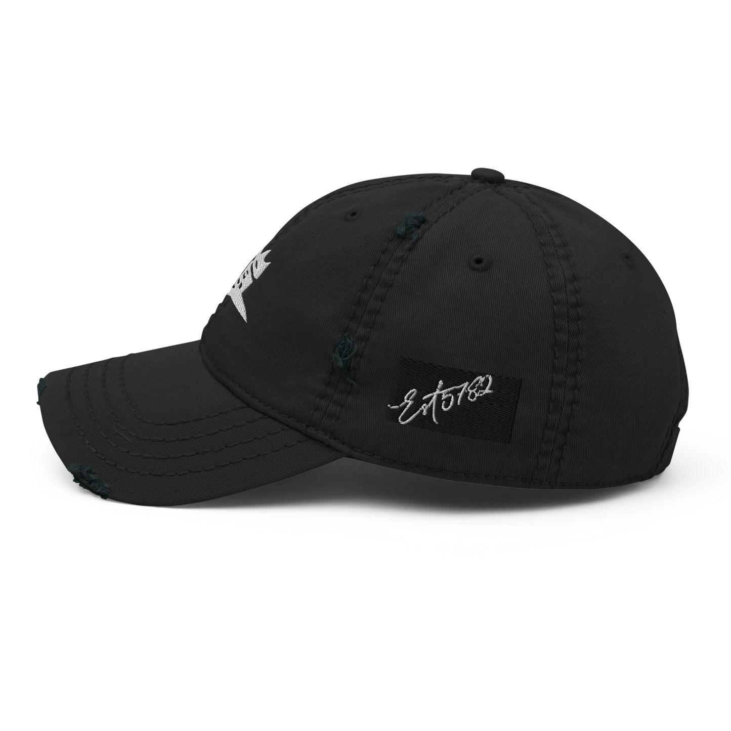 KING OF KINGS Vitriol Tokyo Distressed Dad Hat (Black)