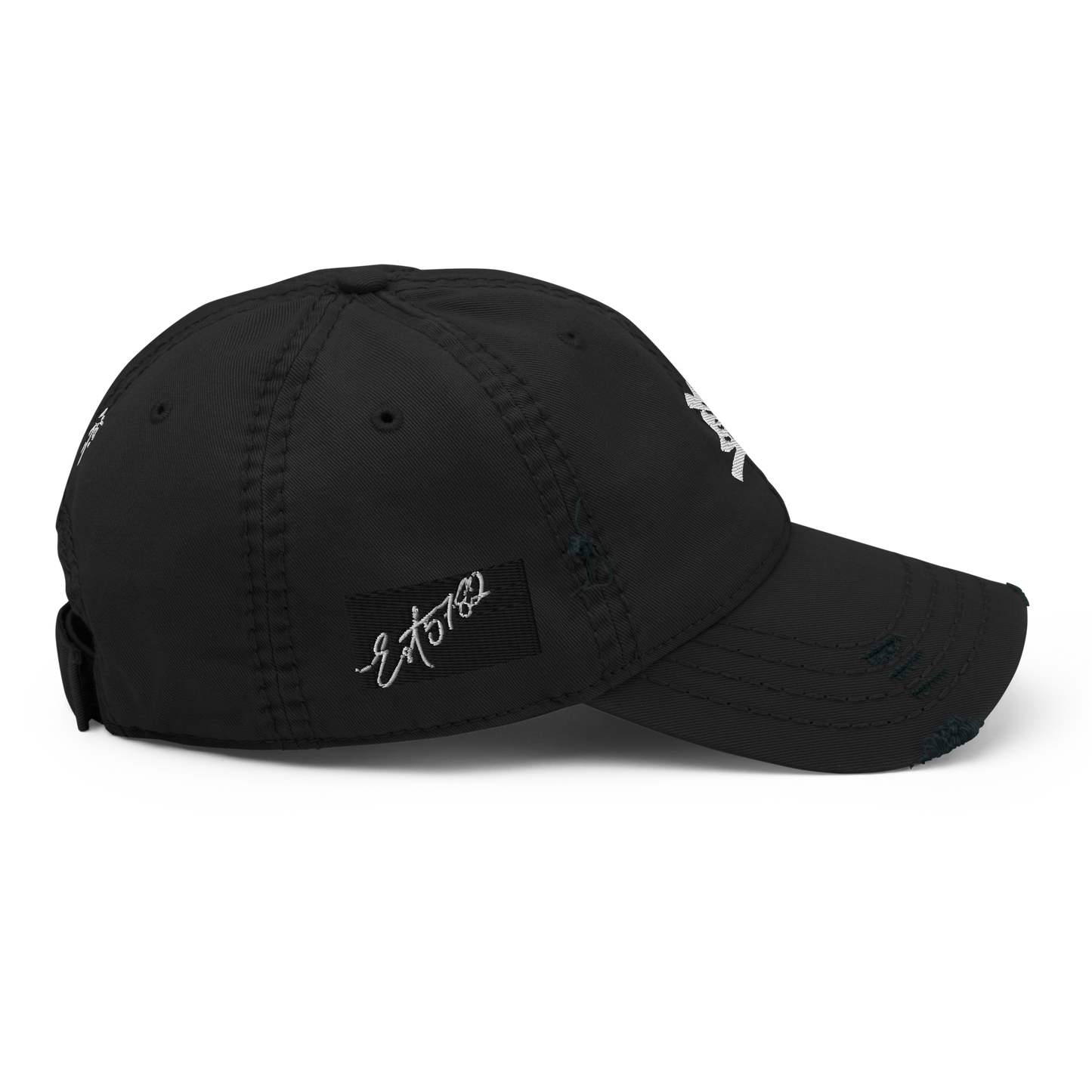 KING OF KINGS Vitriol Tokyo Distressed Dad Hat (Black)