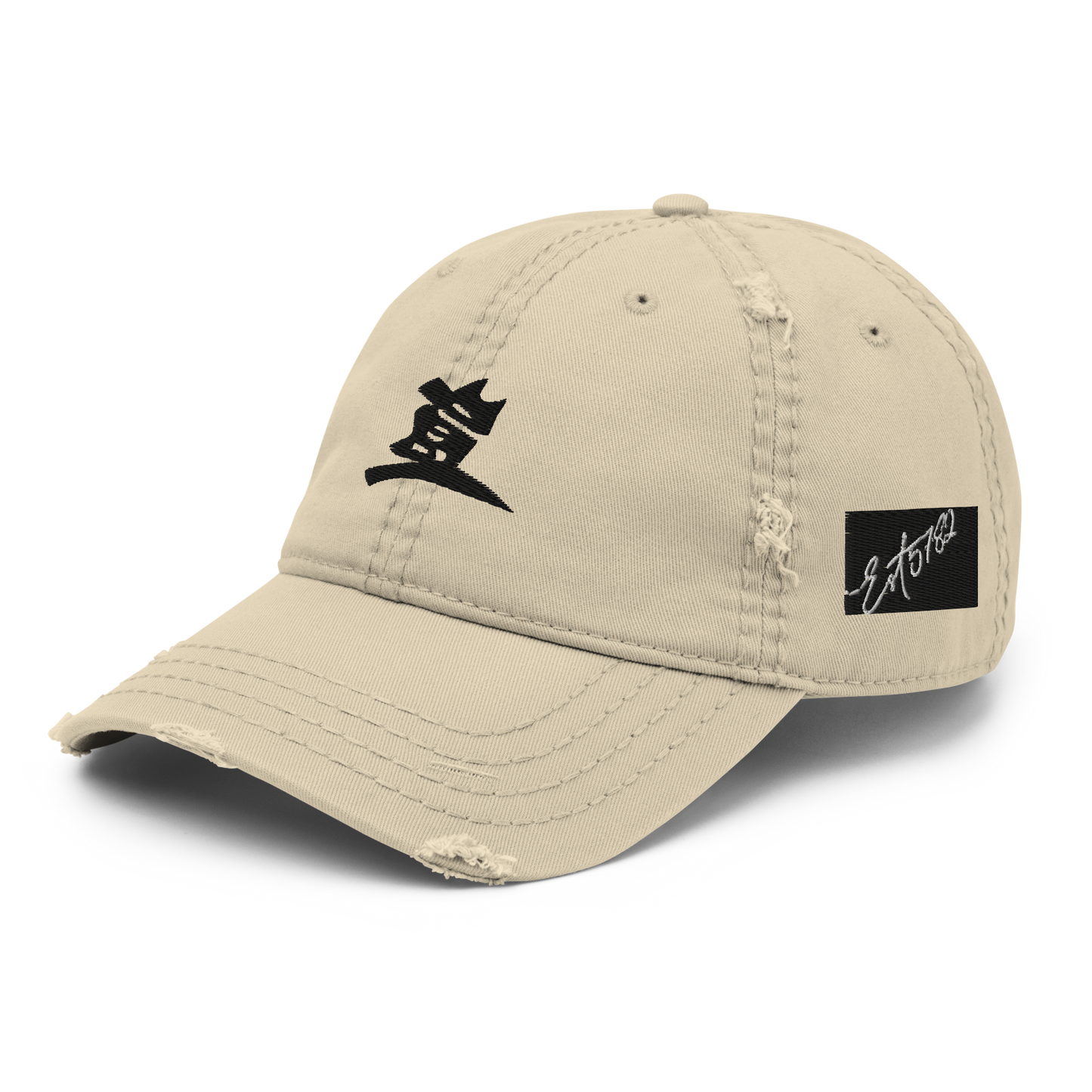 King of Kings Vitriol Tokyo Distressed Dad Hat (Tan)