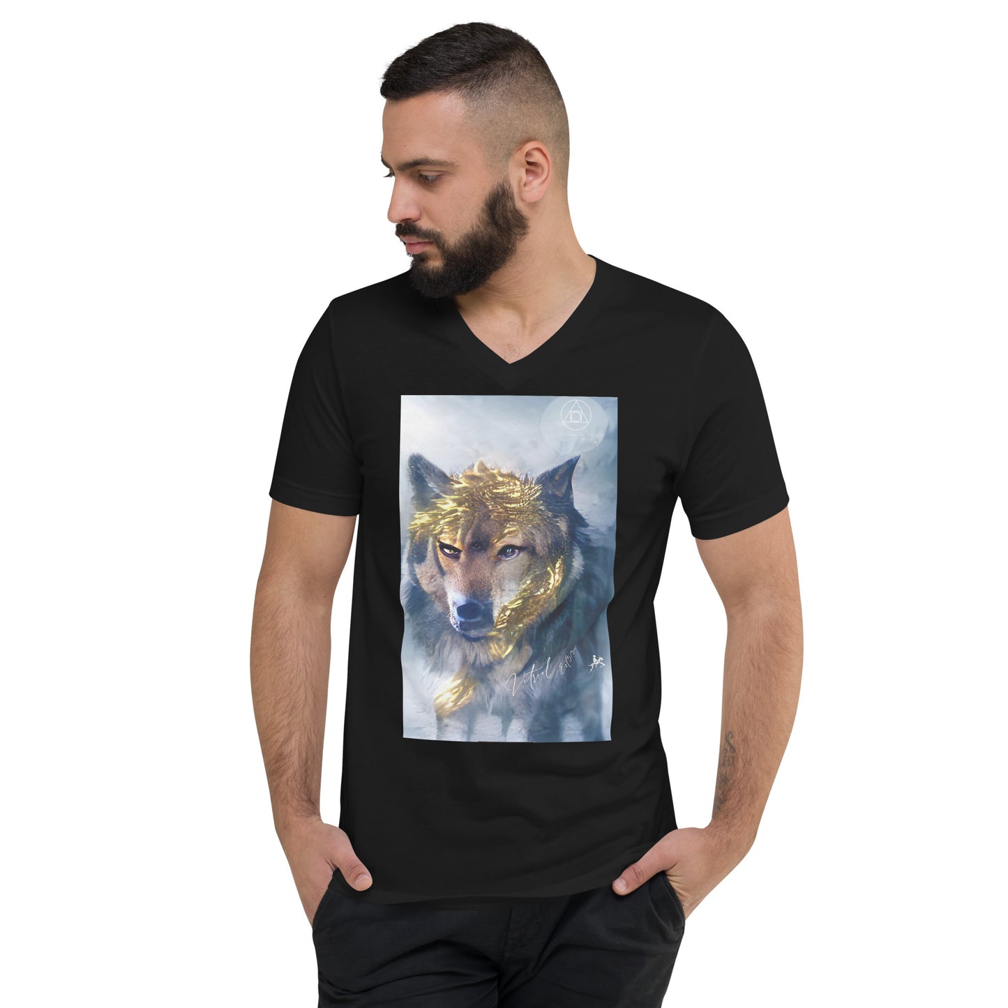 Alpha Above Wolf Pack Men's T-Shirt
