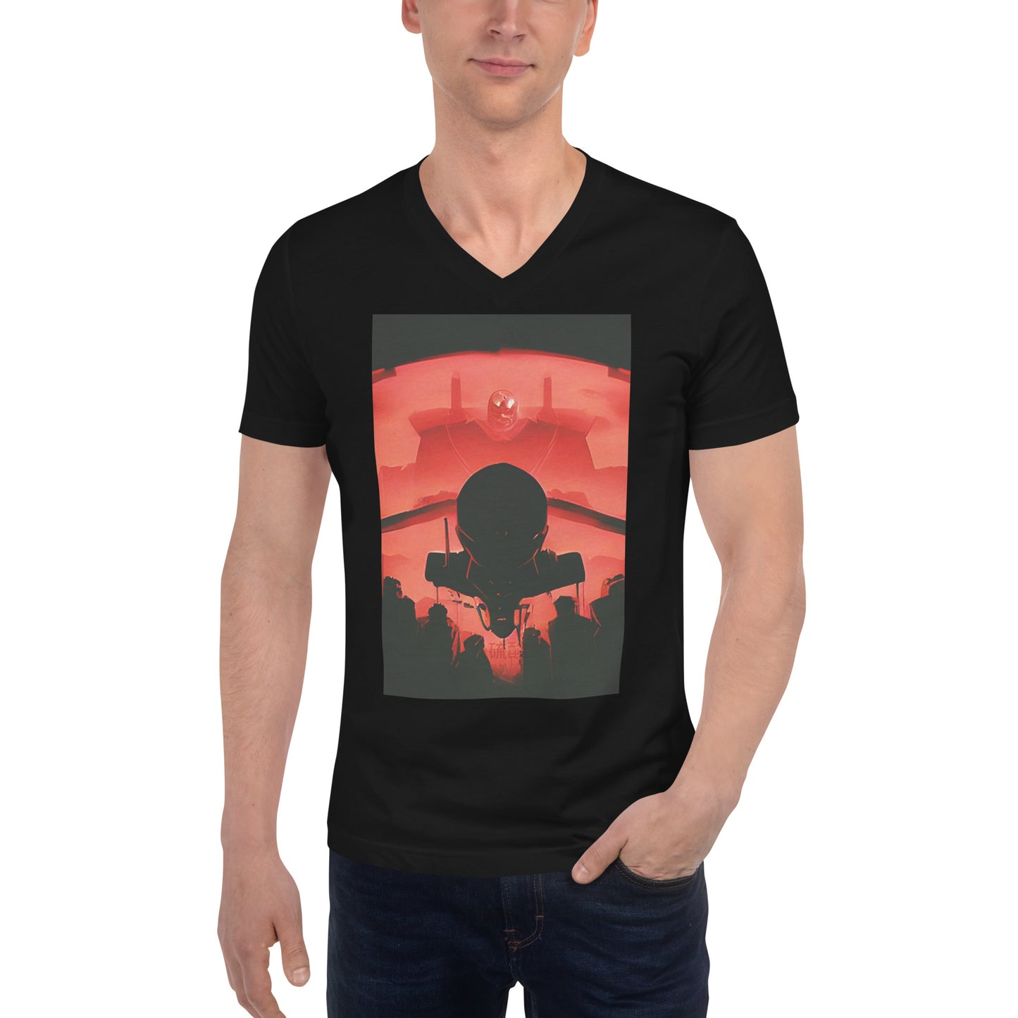 Where 2 or 3 are gathered.  V-Neck  Men's T-Shirt