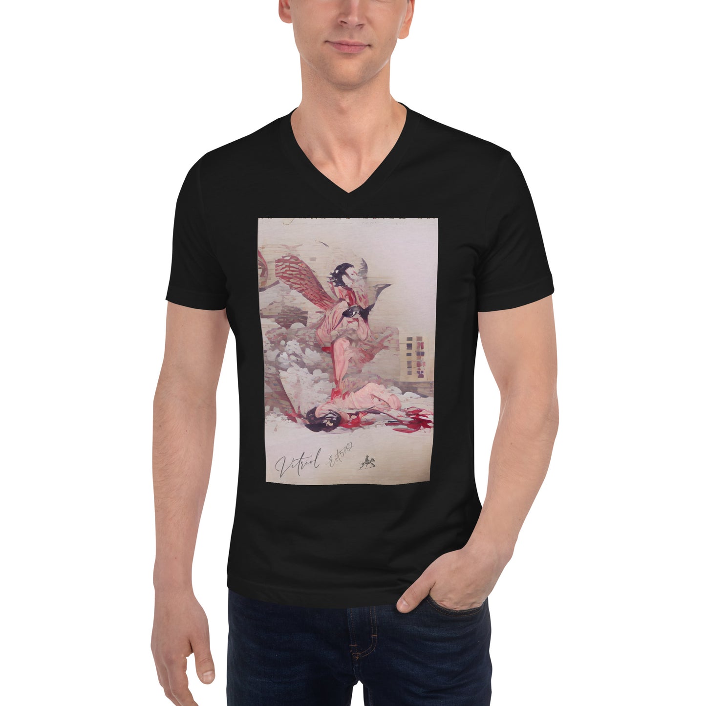 Aiko Blood V-Neck Men's T-Shirt