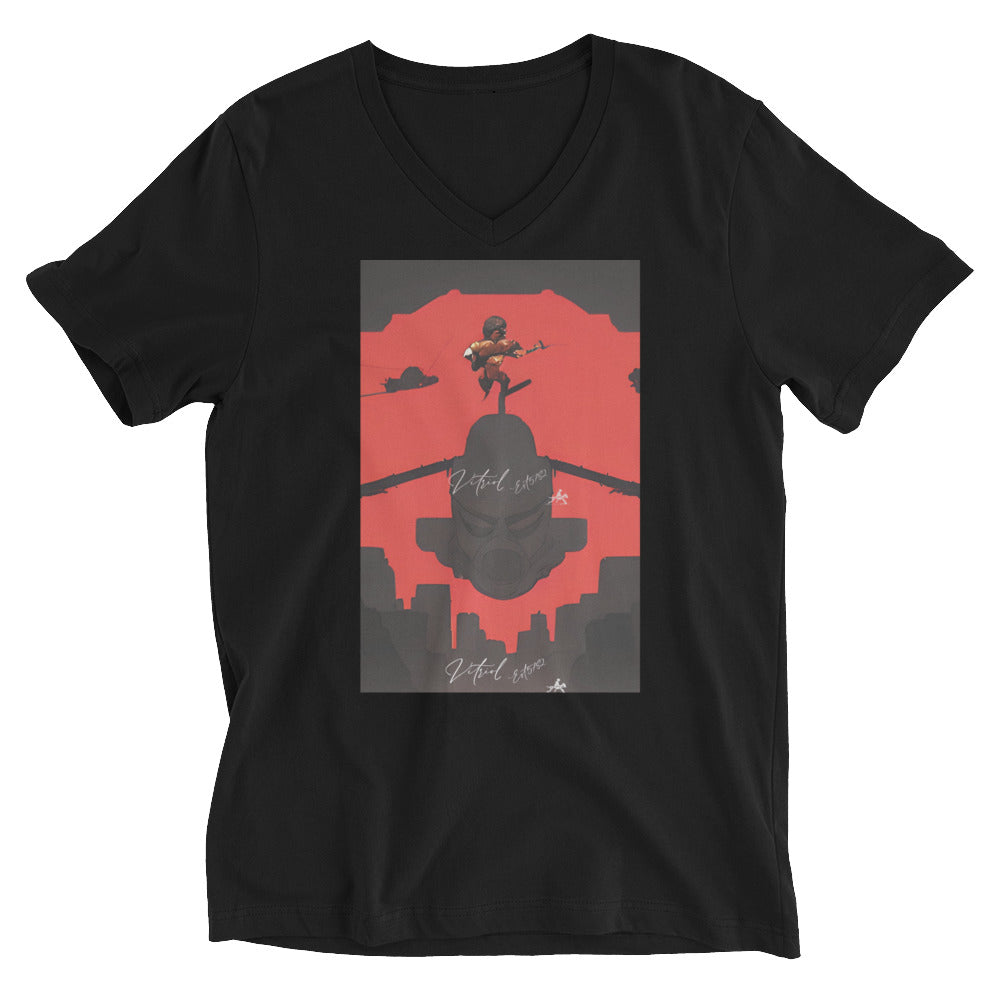 Afro Punk V-Neck Men's T-Shirt
