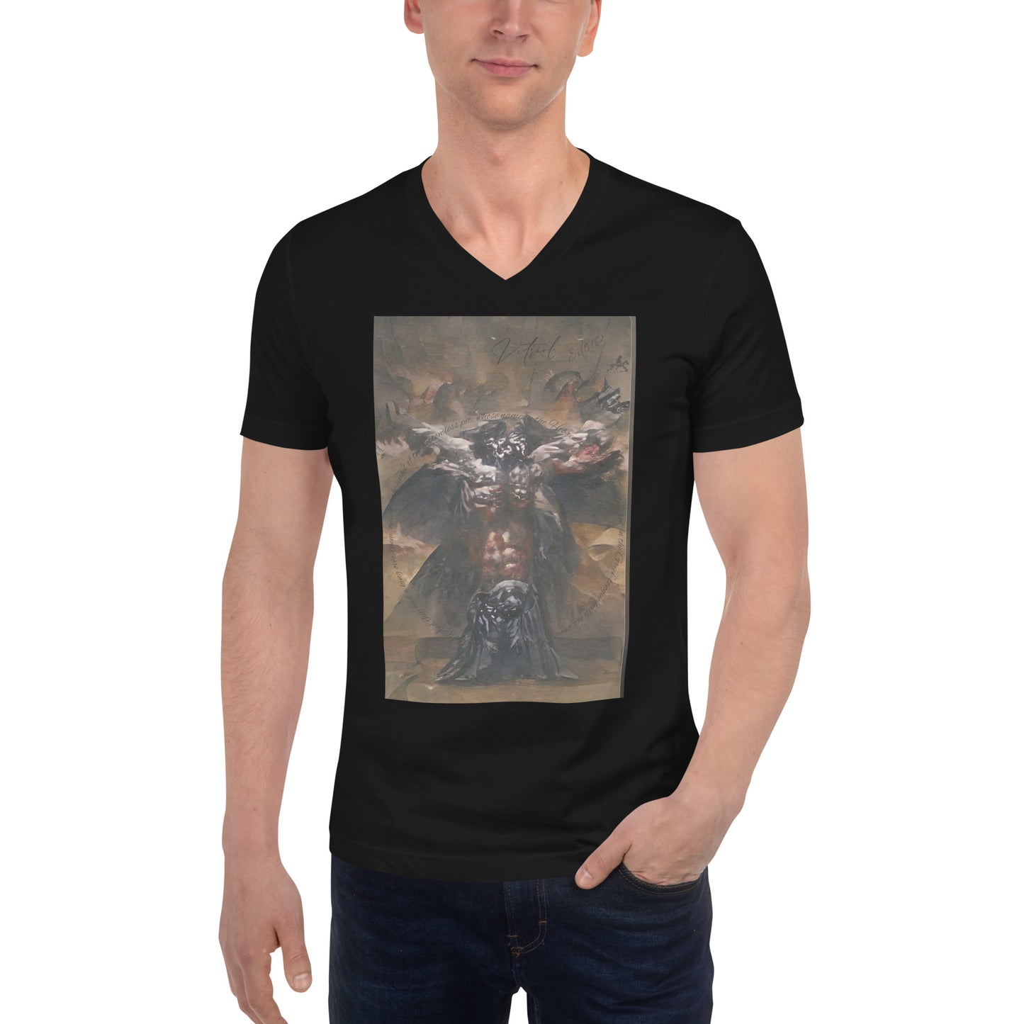 Jinn  V-Neck Men's T-Shirt