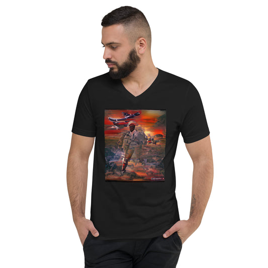 Vitriol Hellfighters Series General V-Neck Men's T-Shirt