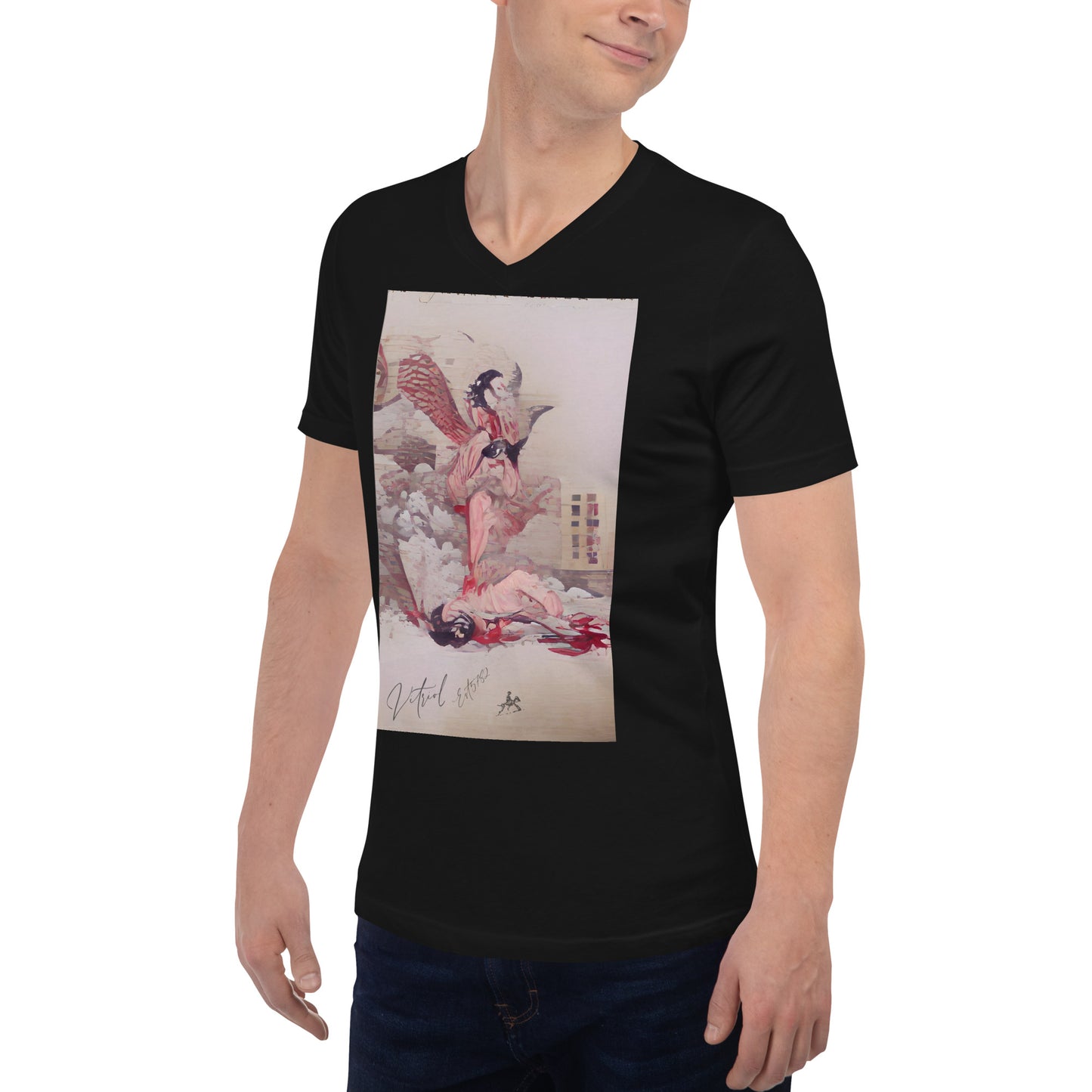 Aiko Blood V-Neck Men's T-Shirt