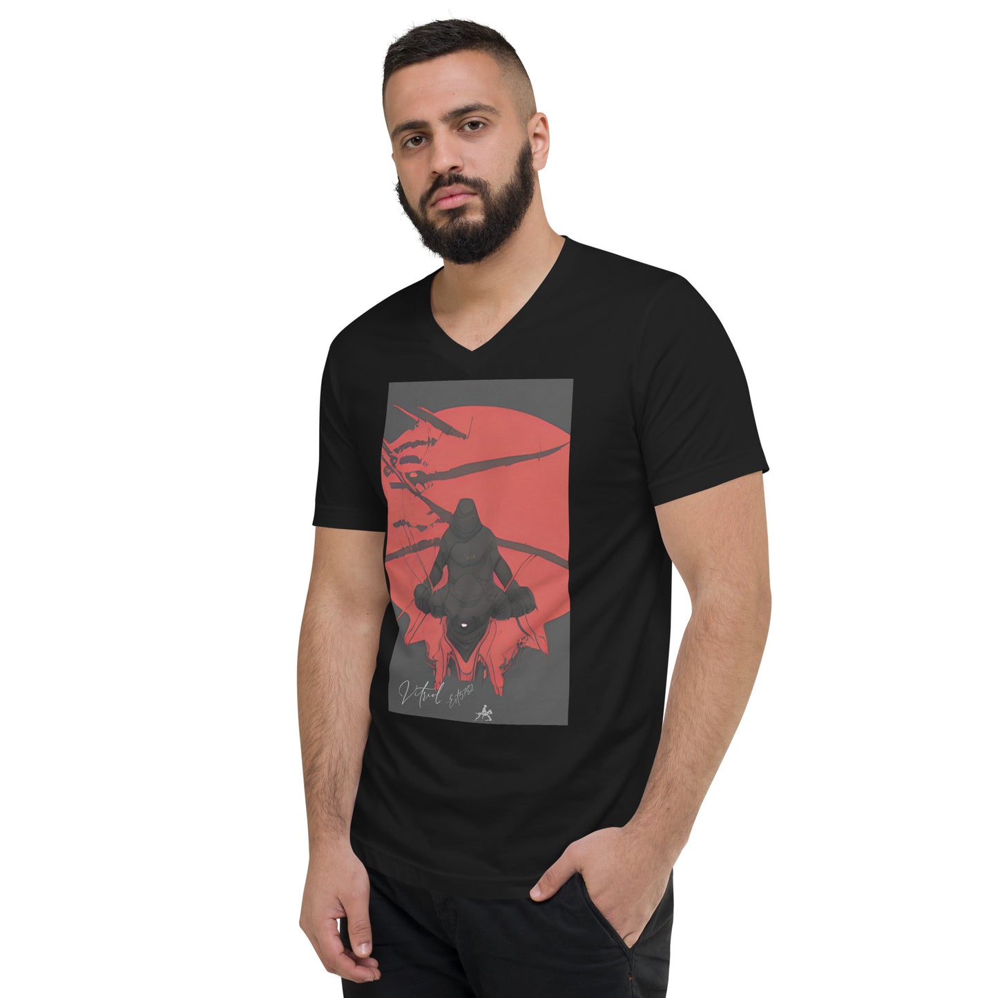 Ninja World Order V-Neck  Men's T-Shirt