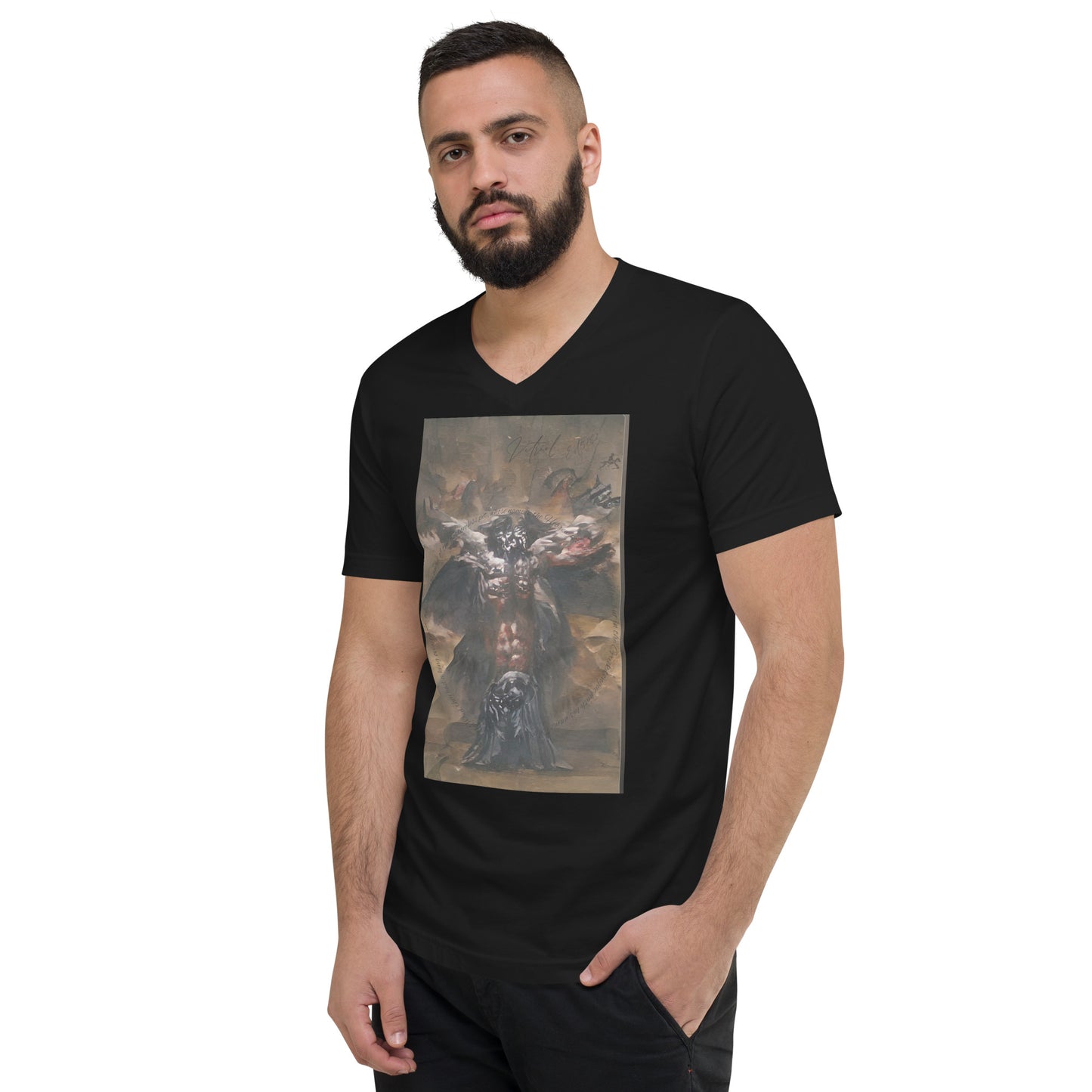 Jinn  V-Neck Men's T-Shirt