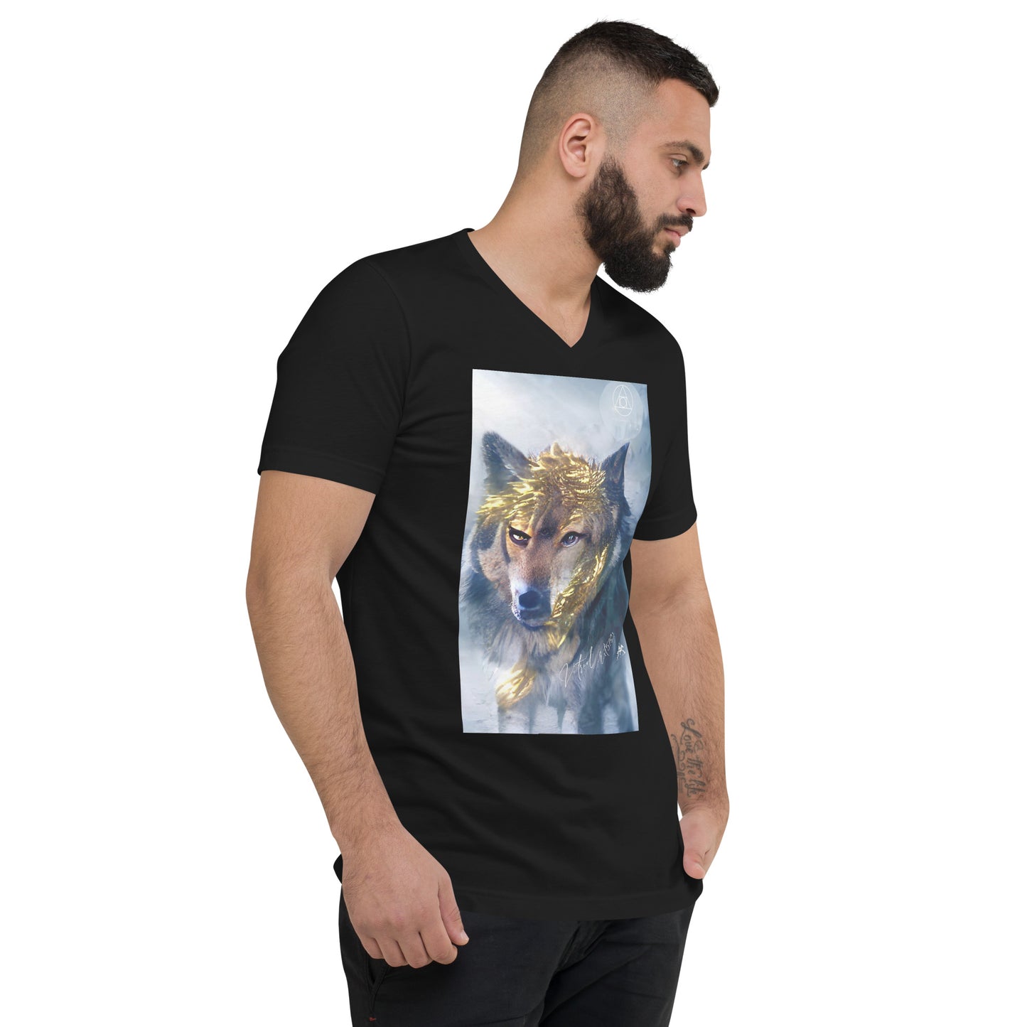 Alpha Above Wolf Pack Men's T-Shirt