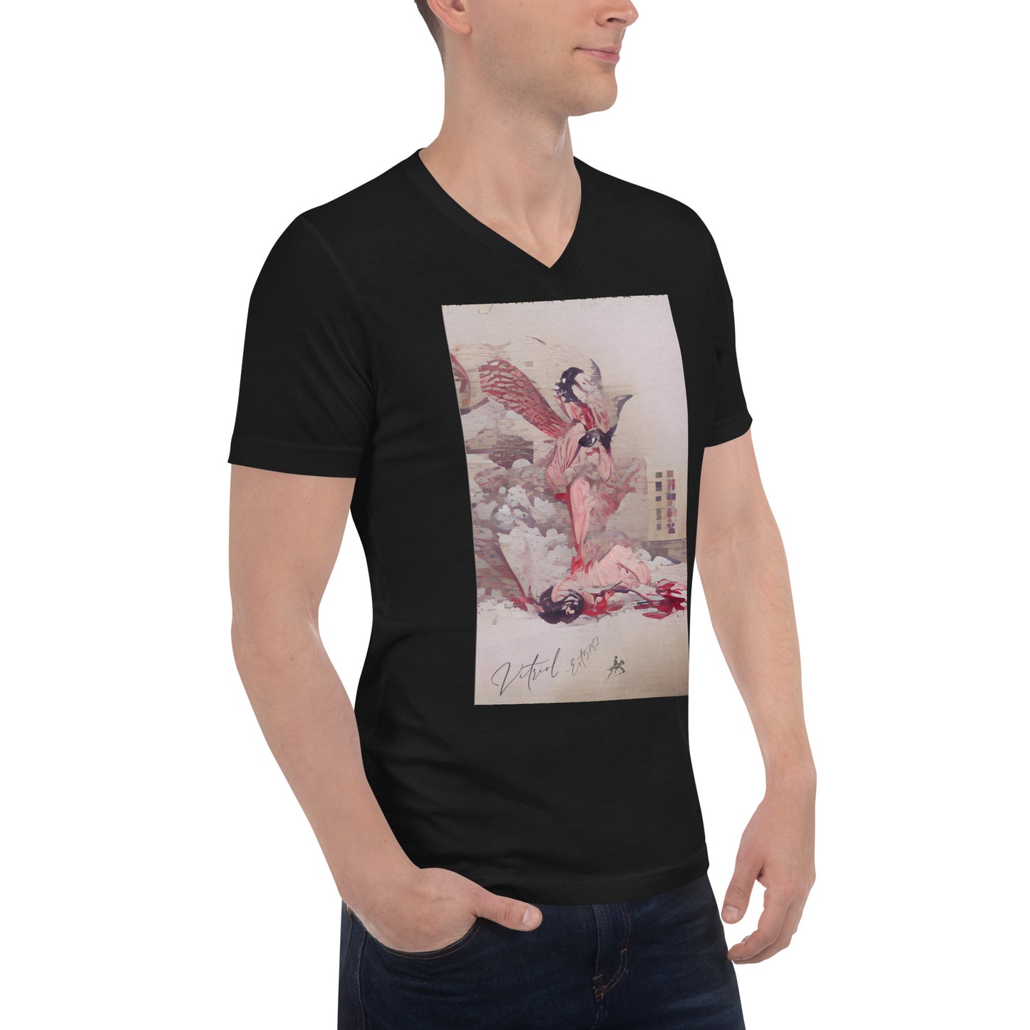 Aiko Blood V-Neck Men's T-Shirt