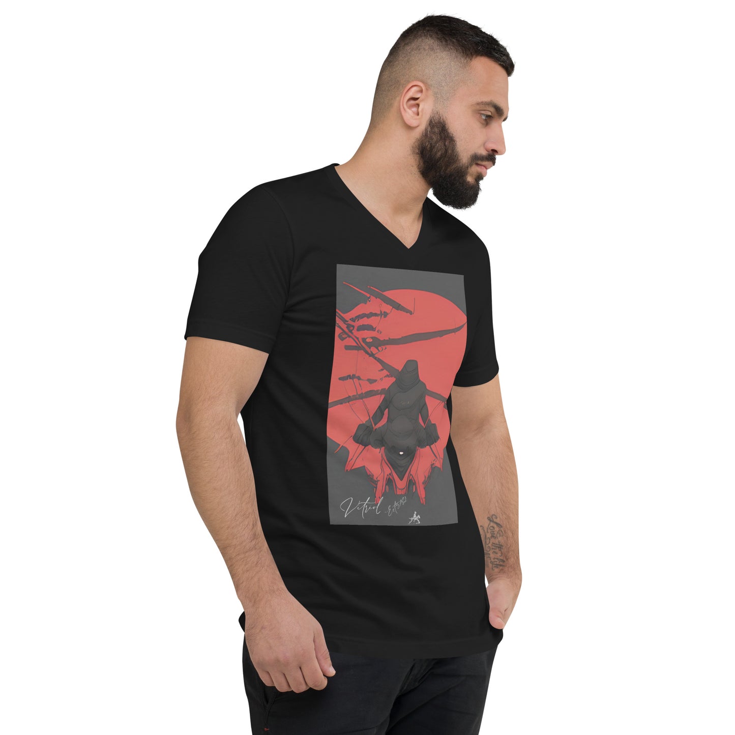 Ninja World Order V-Neck  Men's T-Shirt