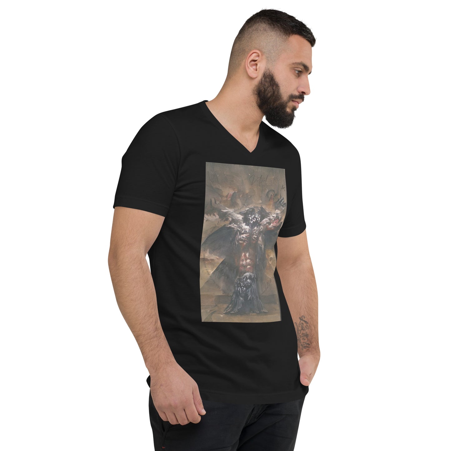 Jinn  V-Neck Men's T-Shirt