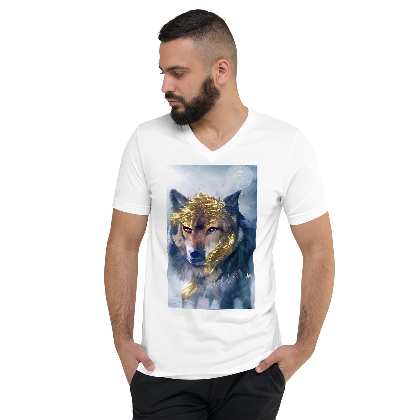 Alpha Above Wolf Pack Men's T-Shirt