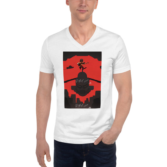 Afro Punk V-Neck Men's T-Shirt