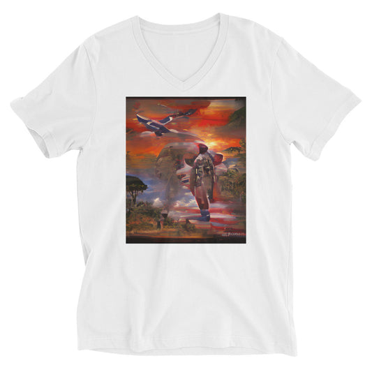 Vitriol Hellfighters Series Flight V-Neck Men's T-Shirt