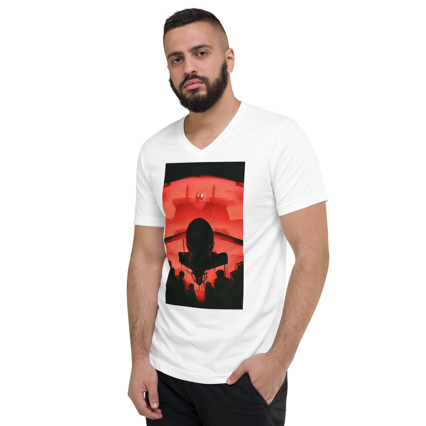 Where 2 or 3 are gathered.  V-Neck  Men's T-Shirt